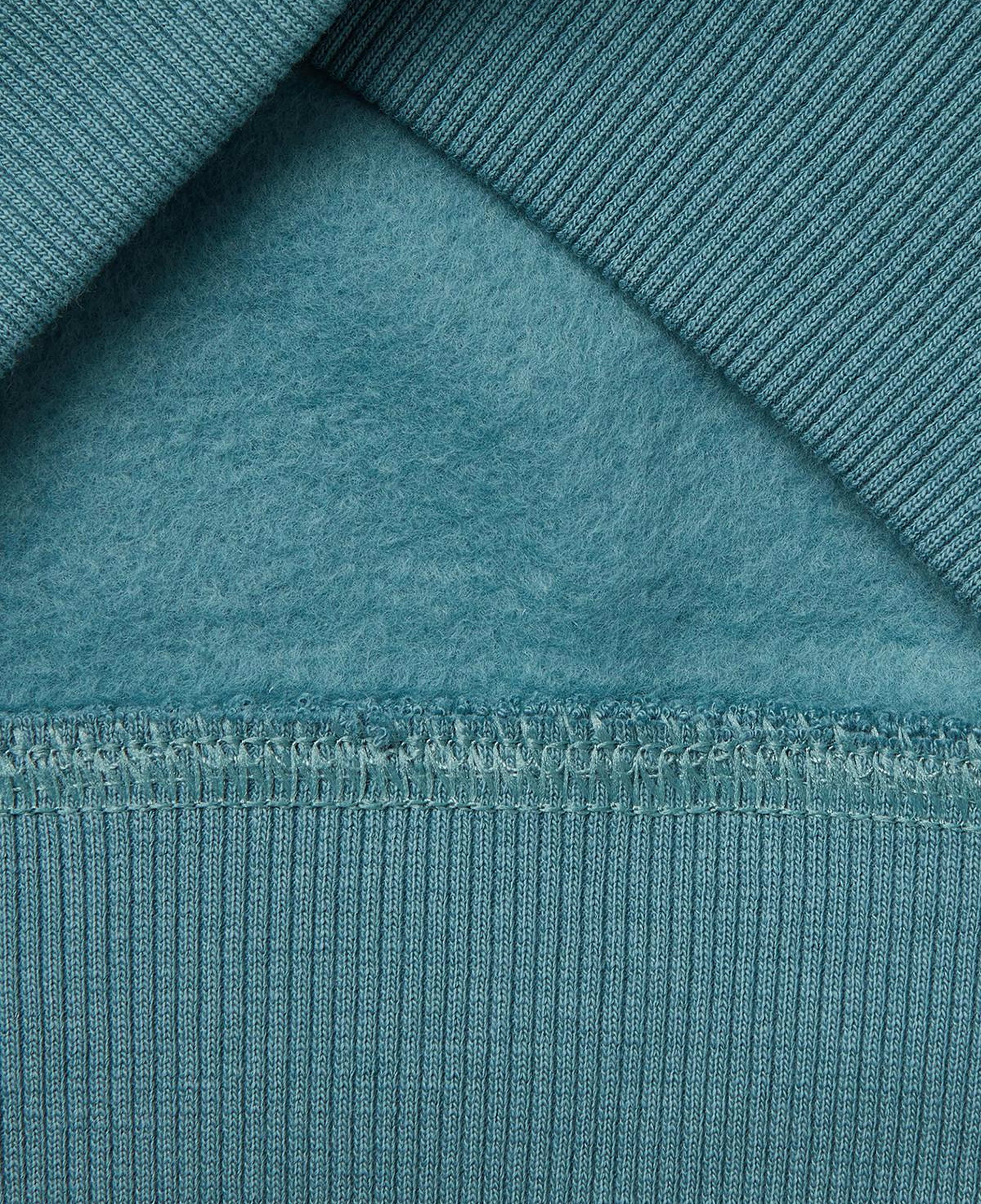 Erkek Çocuk Gri-Yeşil Tazmanya Baskılı Ribanalı Kapüşonlu Oversize Sweatshirt