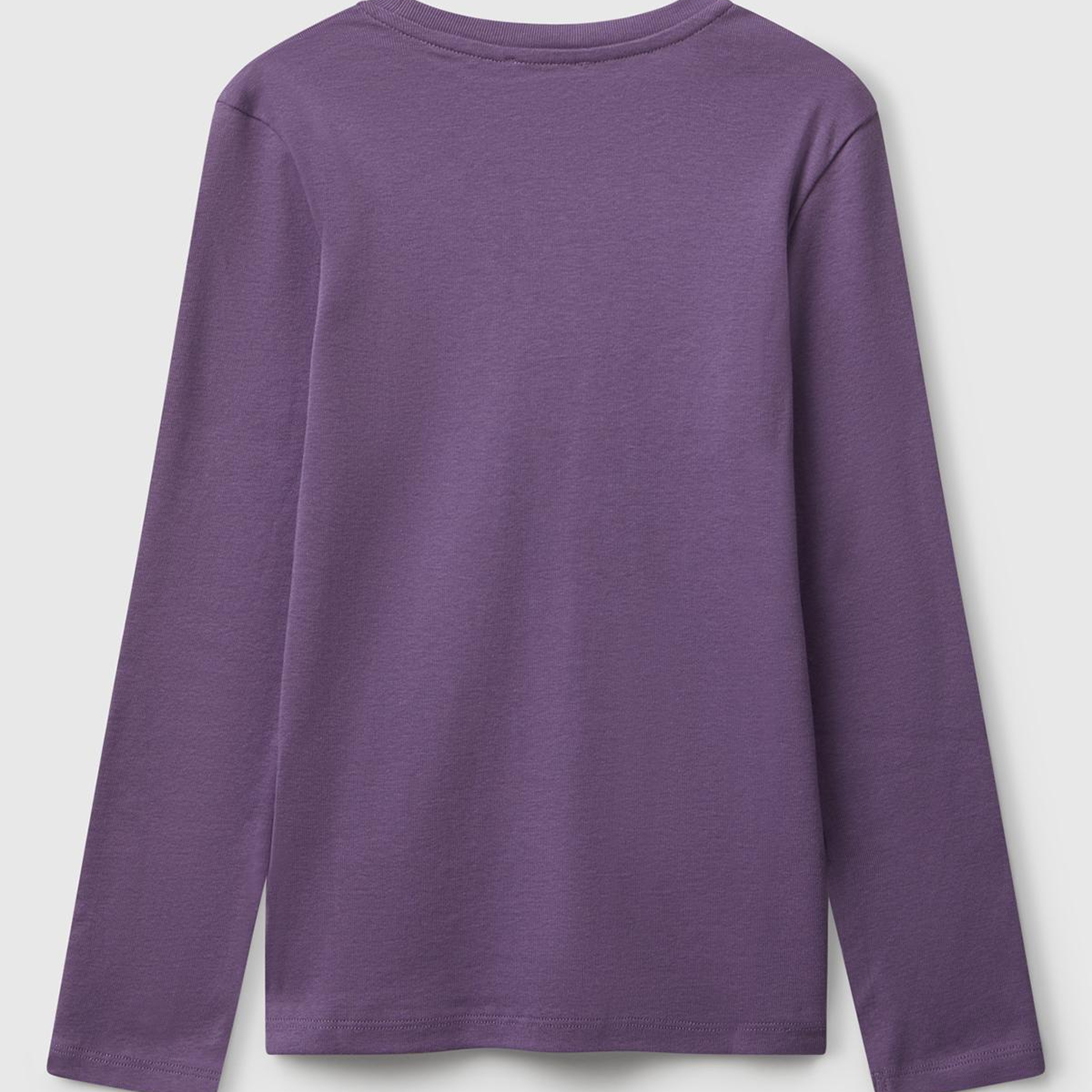Erkek Çocuk Ekru Kabarık Baskılı Bisiklet Yaka Uzun Kollu T-shirt
