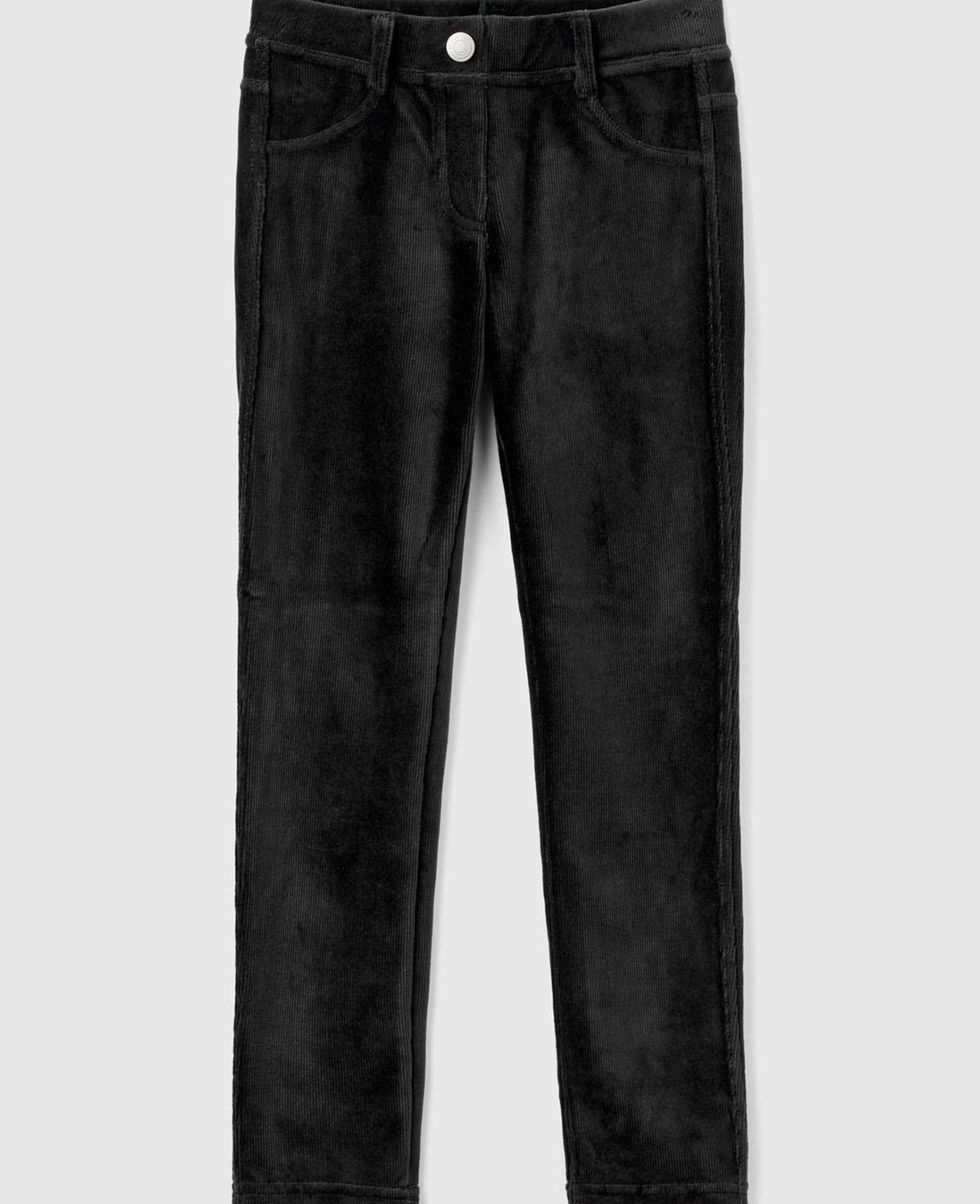 Kız Çocuk Siyah Kadife Jegging