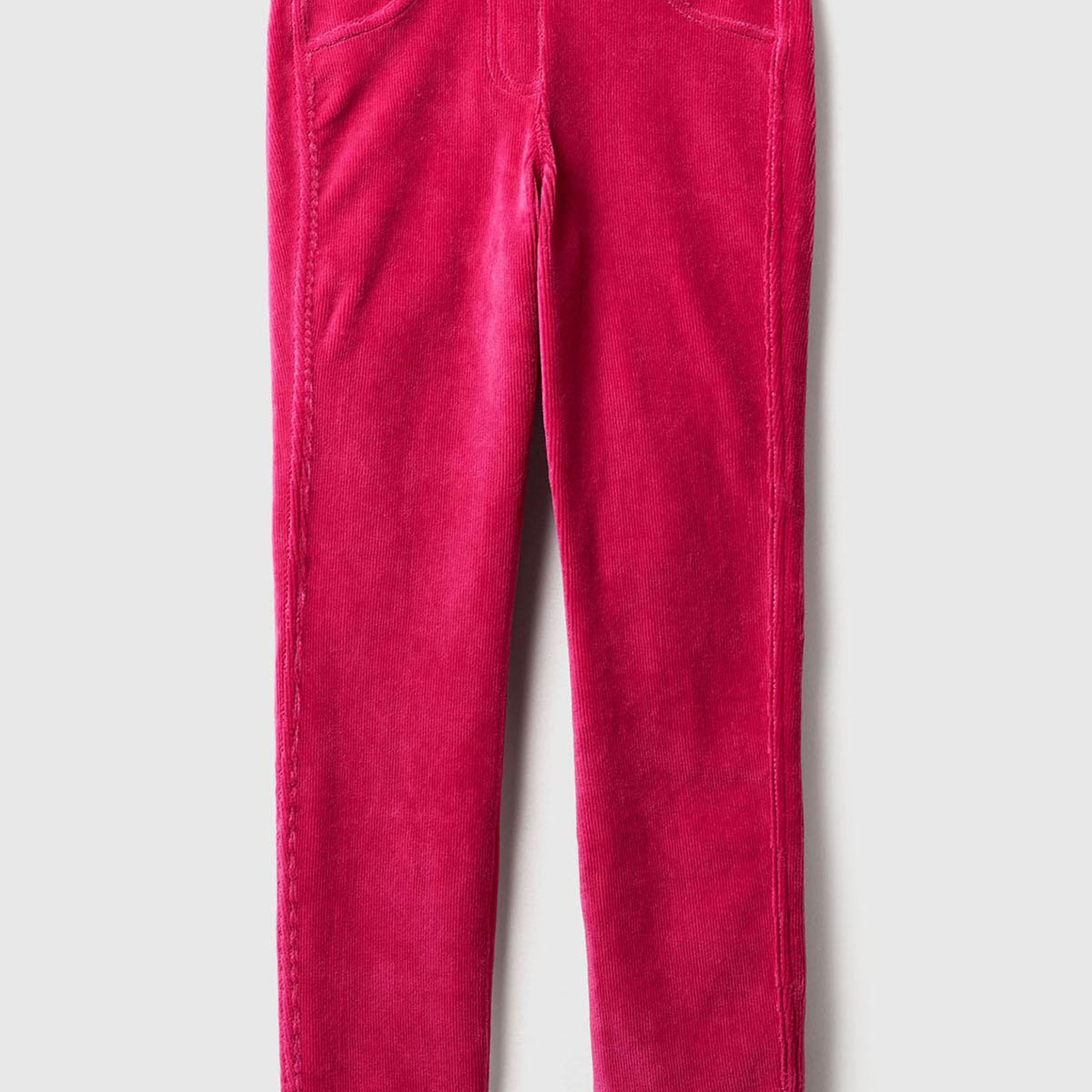Kız Çocuk Pembe Kadife Jegging