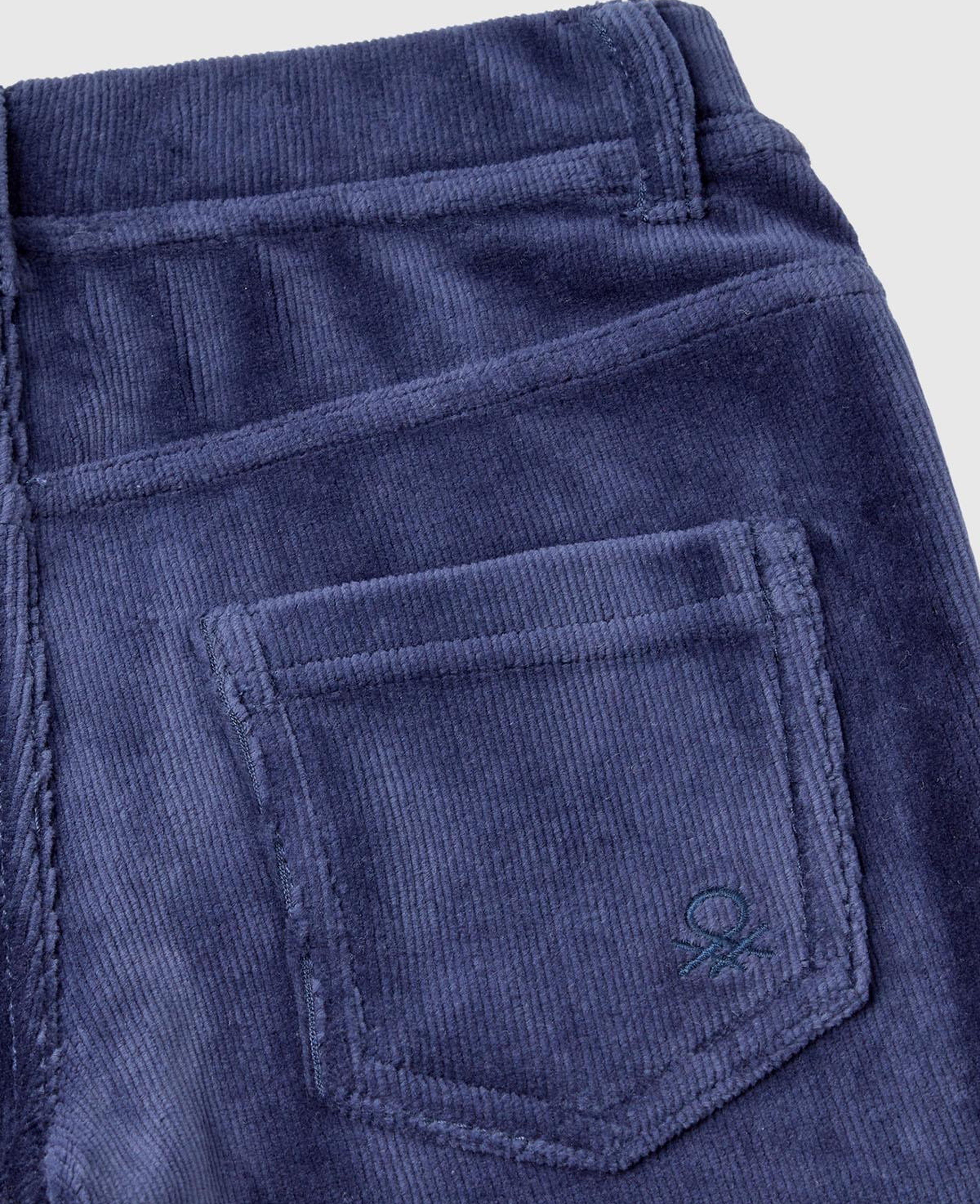 Kız Çocuk Lacivert Kadife Jegging