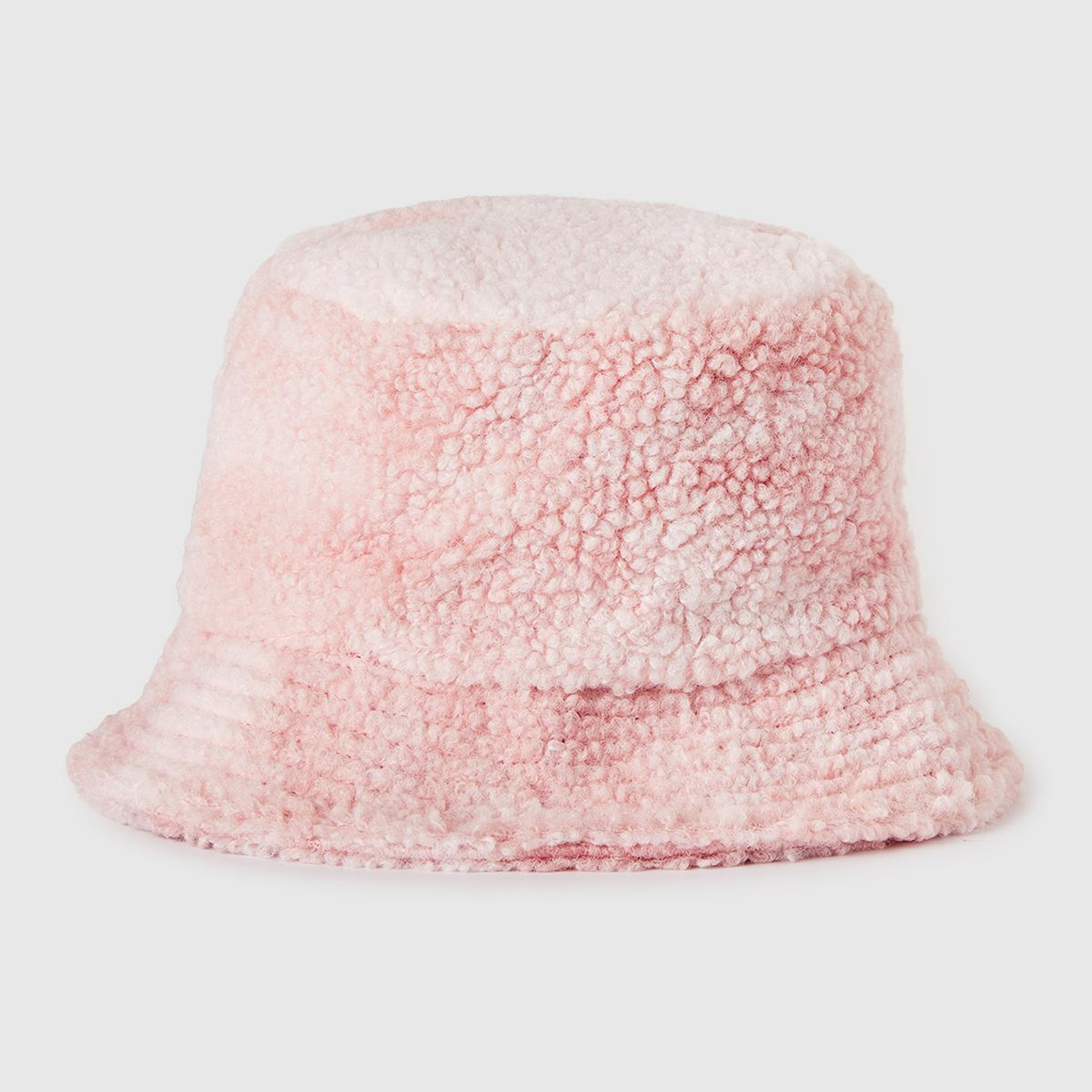 Erkek Çocuk Pembe Logo Detaylı Teddy Bucket Şapka