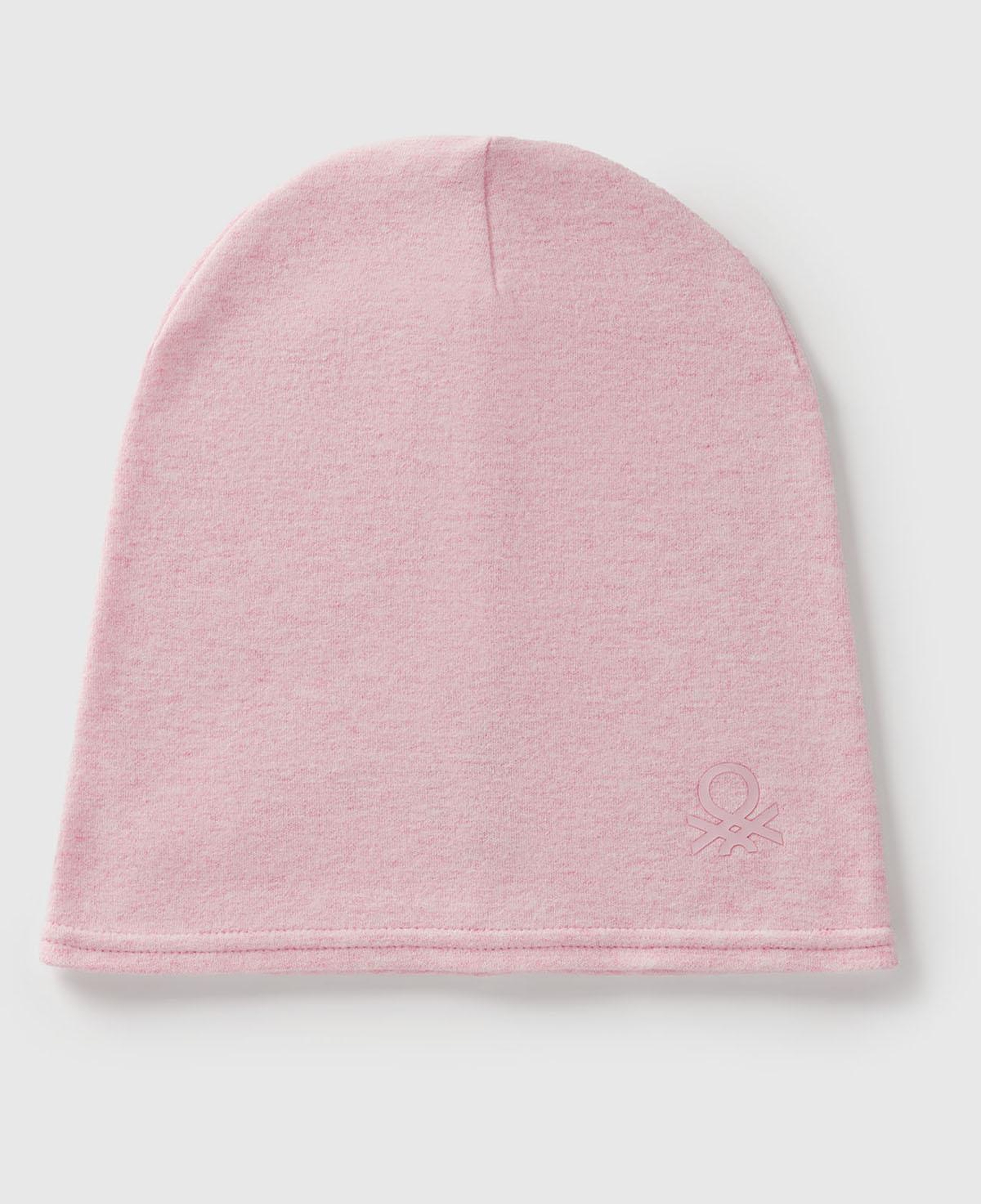 Erkek Çocuk Pembe Logo İşlemeli İnce Bere
