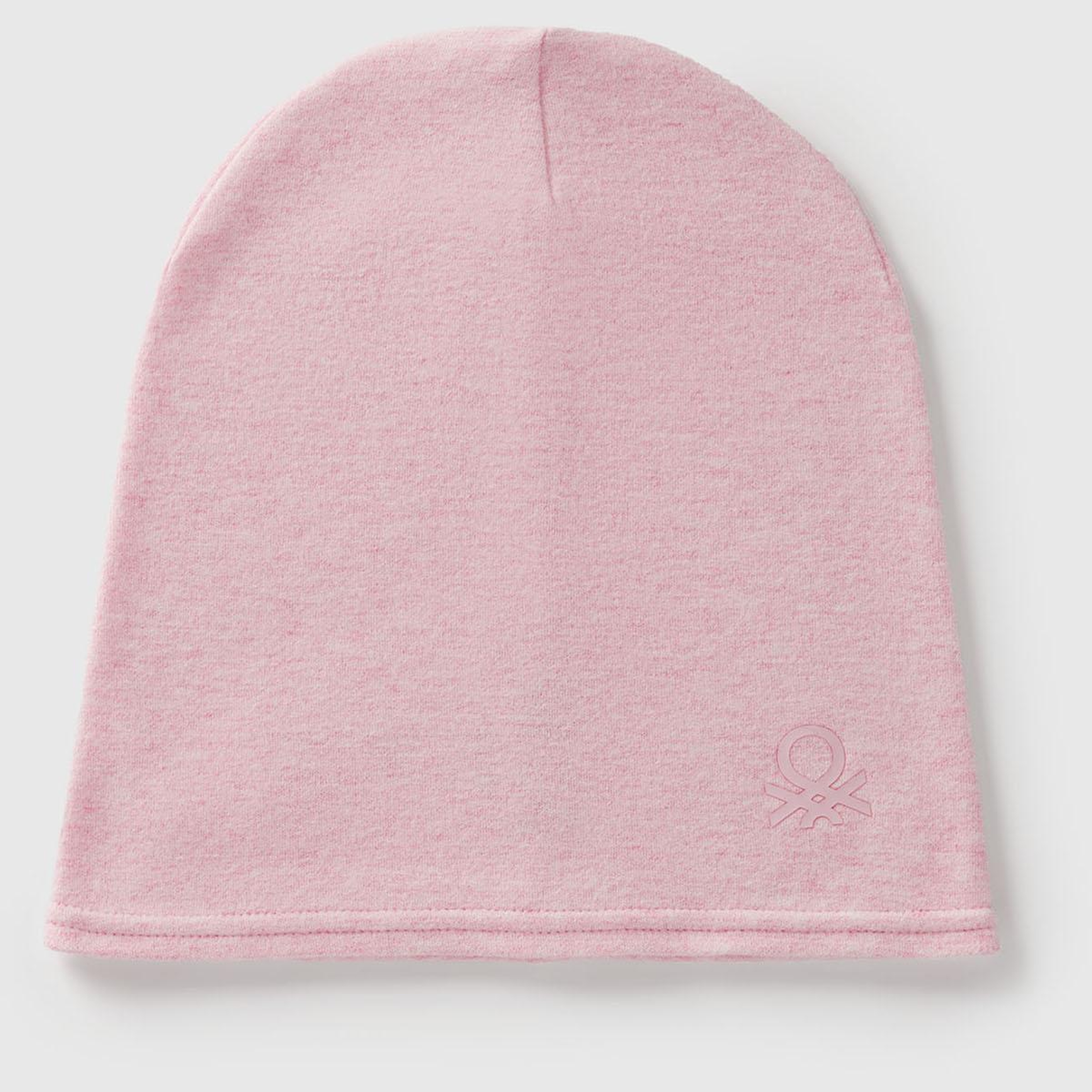 Erkek Çocuk Pembe Logo İşlemeli İnce Bere