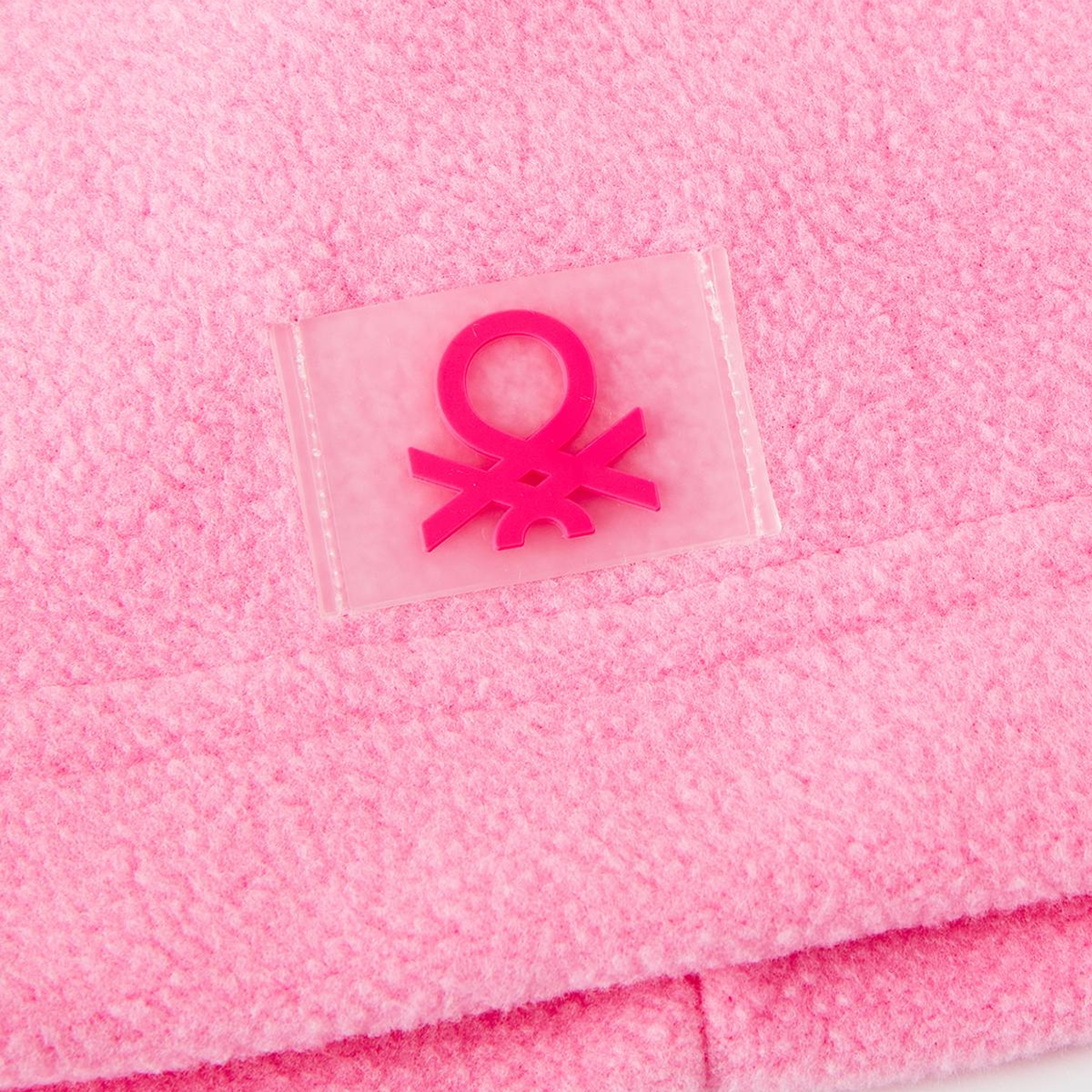 Erkek Çocuk Pembe Logo Detaylı  Bere