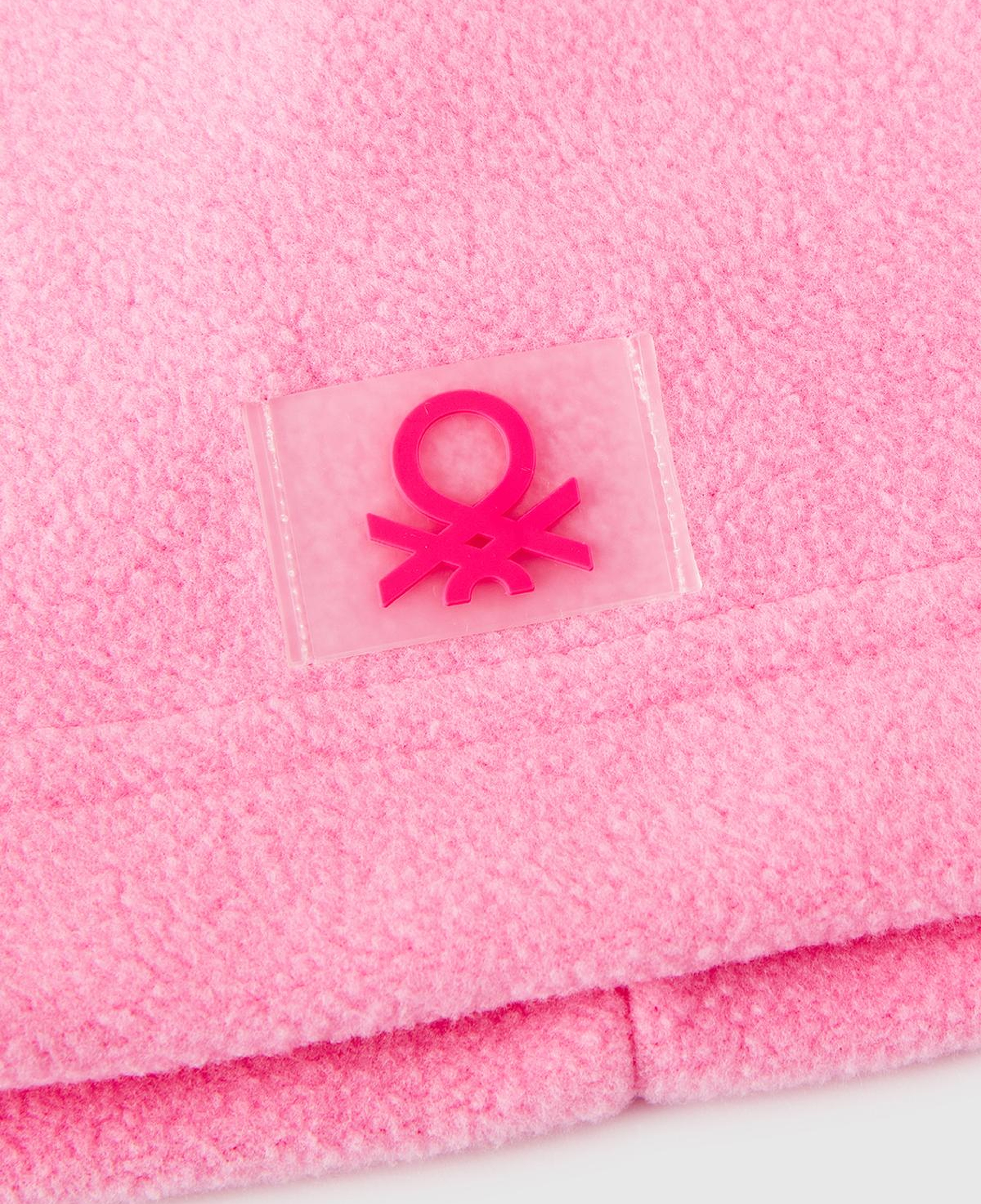 Erkek Çocuk Pembe Logo Detaylı  Bere