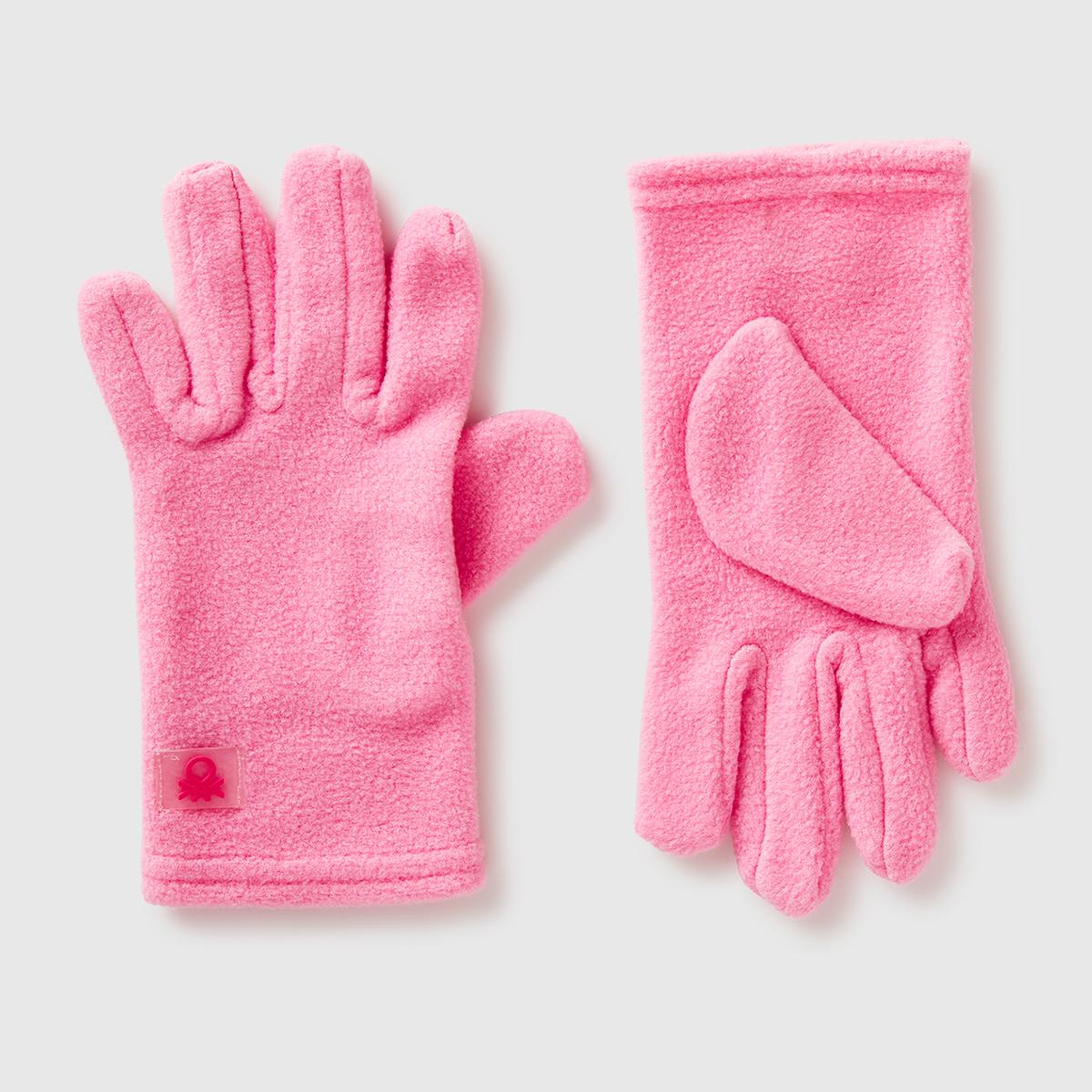 Erkek Çocuk Pembe Logo Detaylı  Eldiven