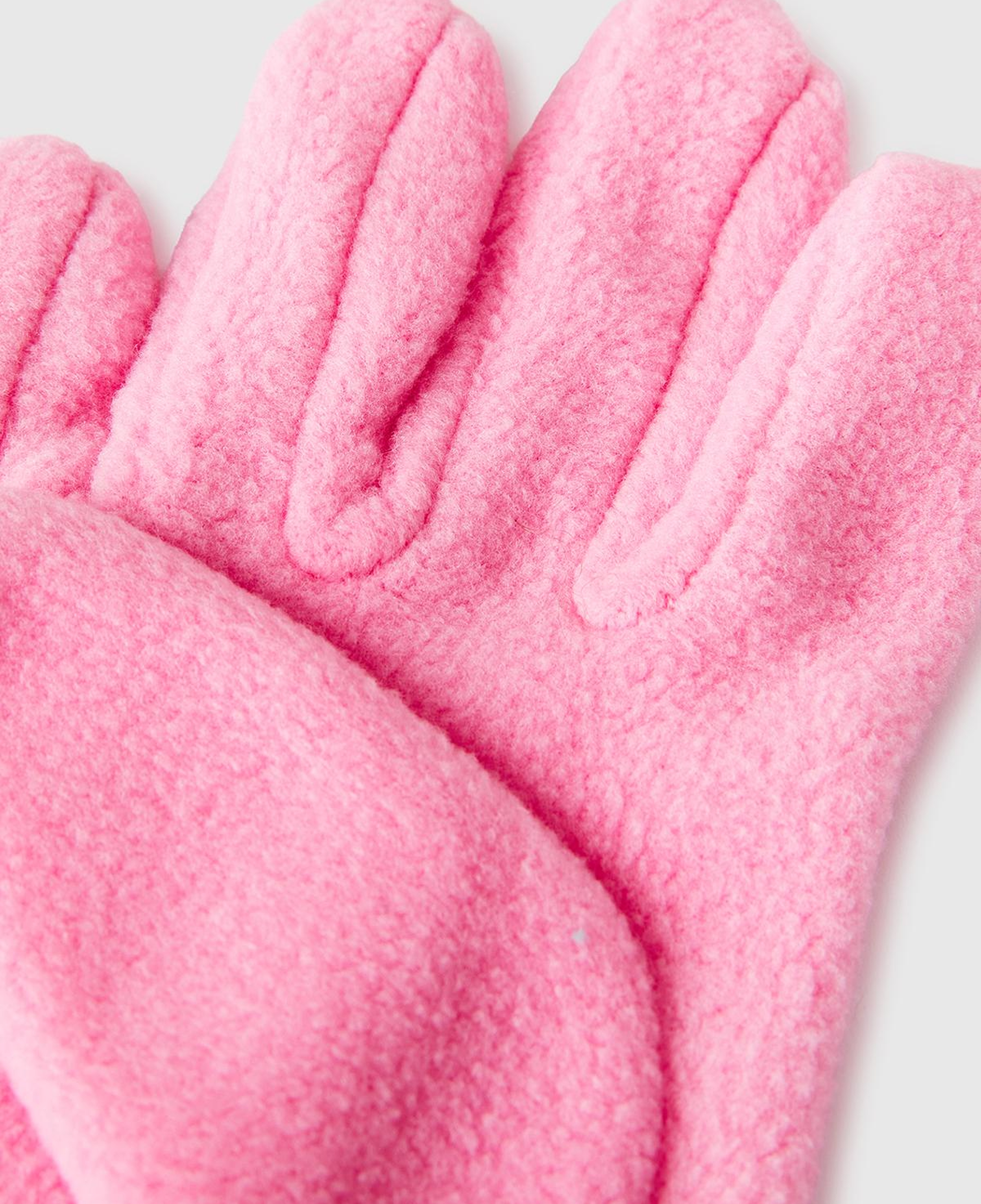 Erkek Çocuk Pembe Logo Detaylı  Eldiven
