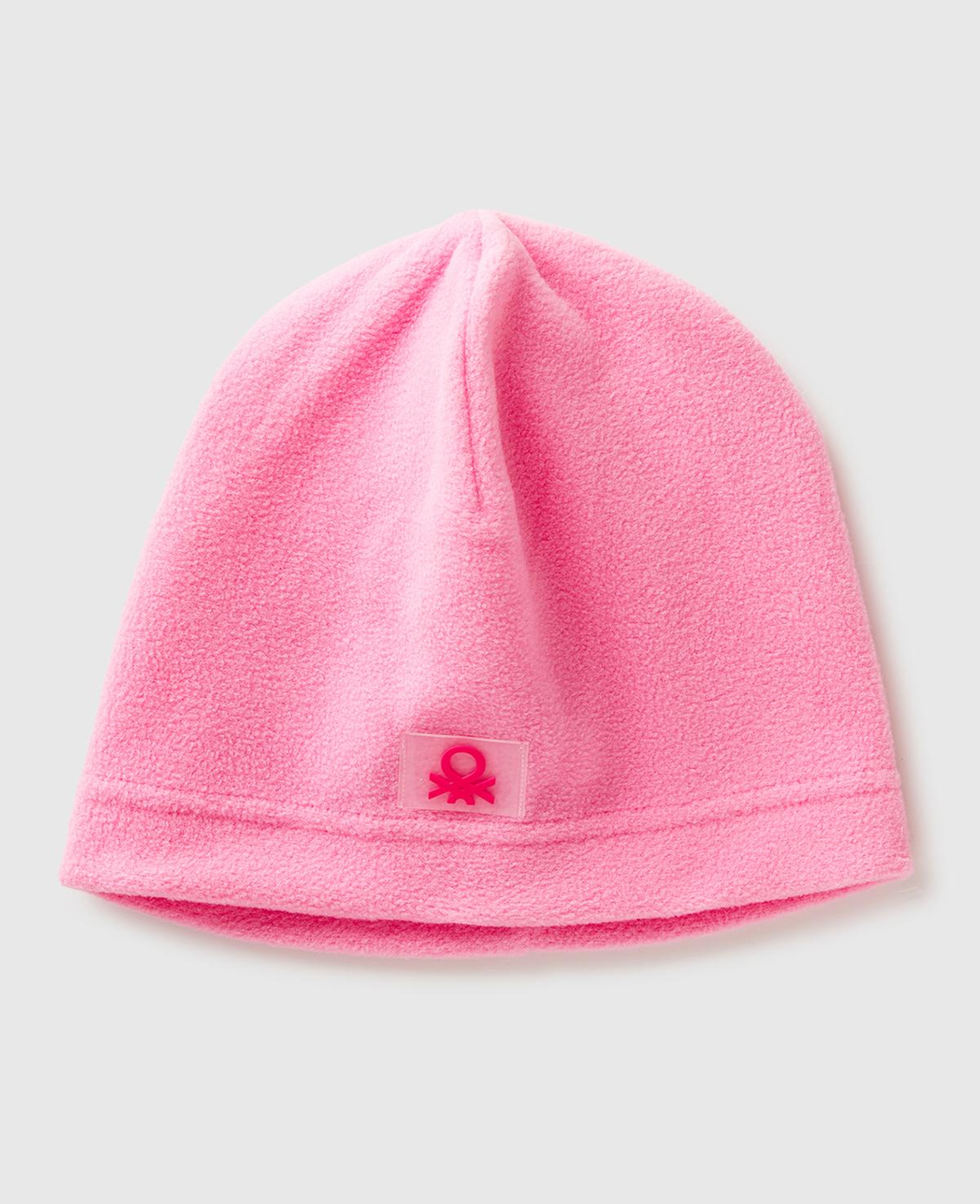 Erkek Çocuk Pembe Logo Detaylı  Bere