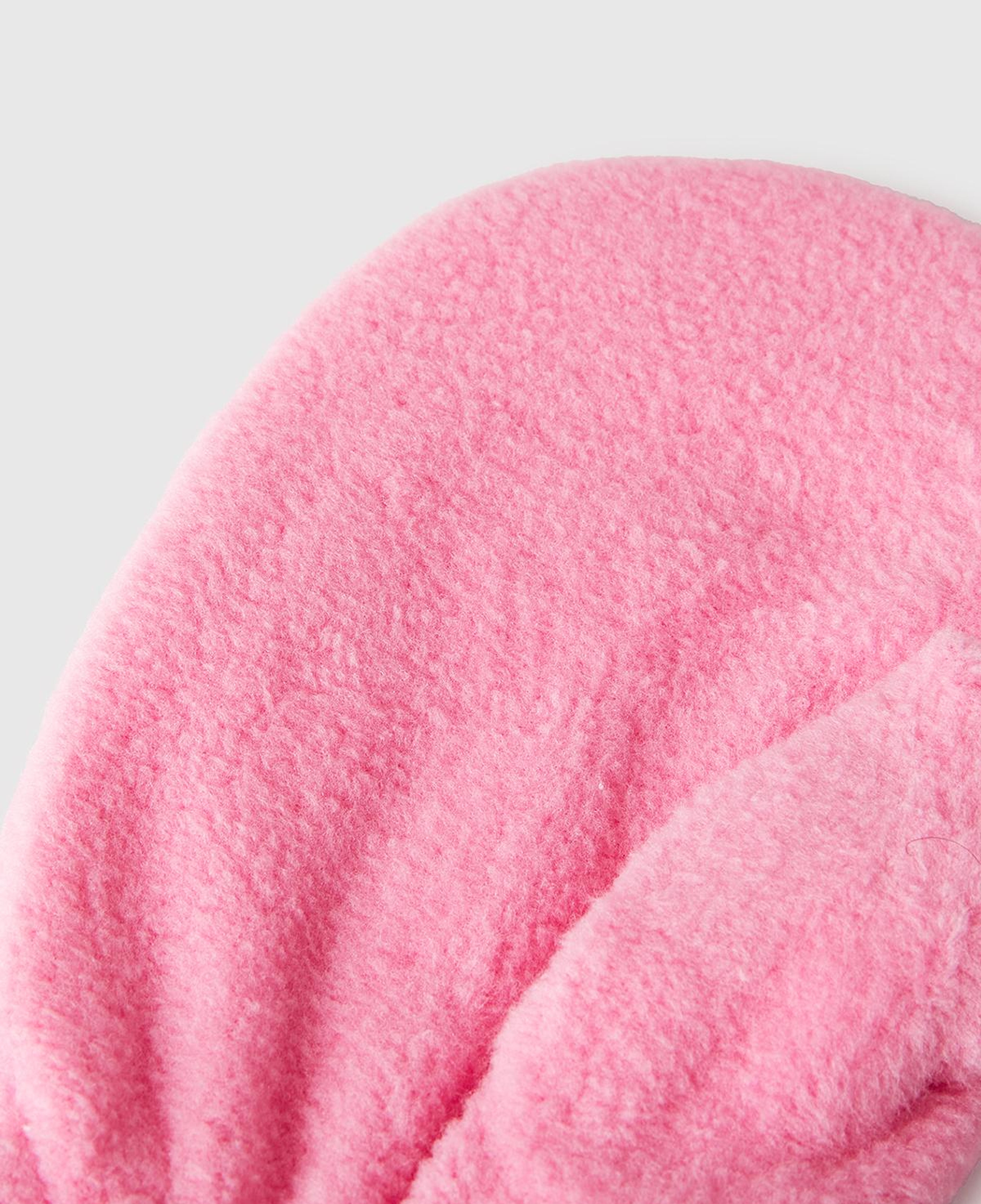 Erkek Çocuk Pembe Logo Detaylı İpli  Eldiven