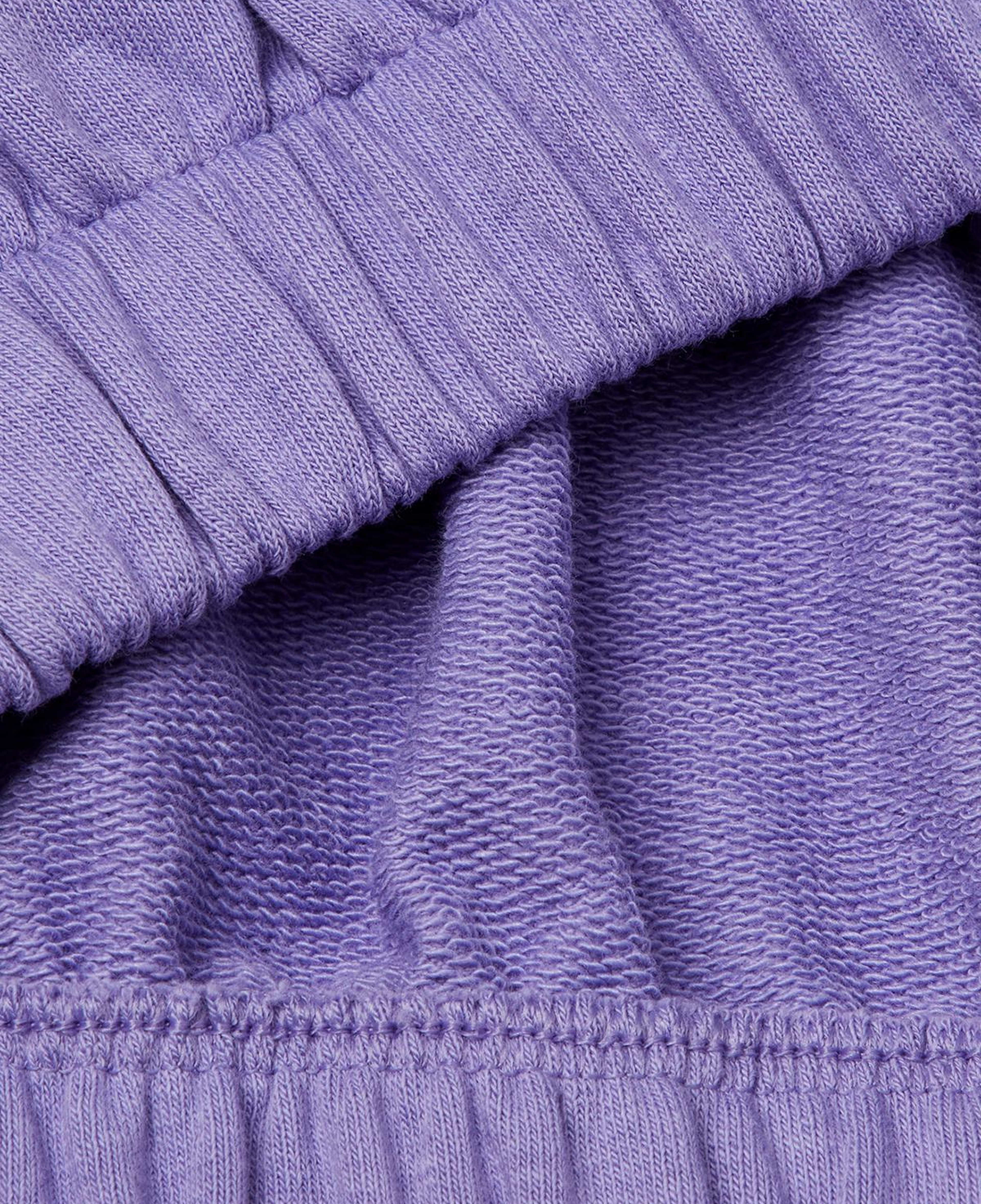 Kız Çocuk Mor Önü Aplikeli Nakış Detaylı Kolsuz Kapüşonlu Sweatshirt