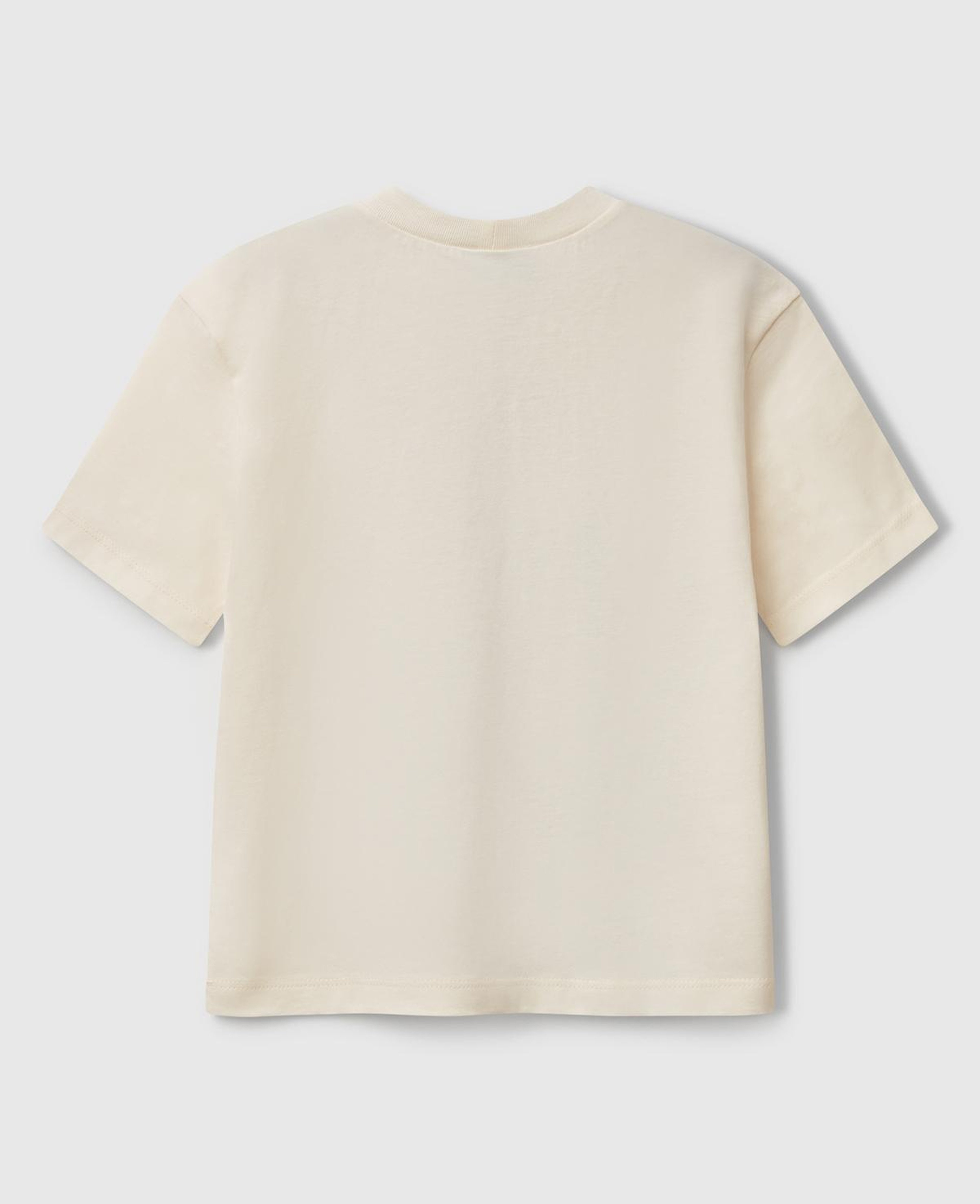 Erkek Çocuk Ekru Marvel Kahraman Baskılı Logo Etiketli T-Shirt
