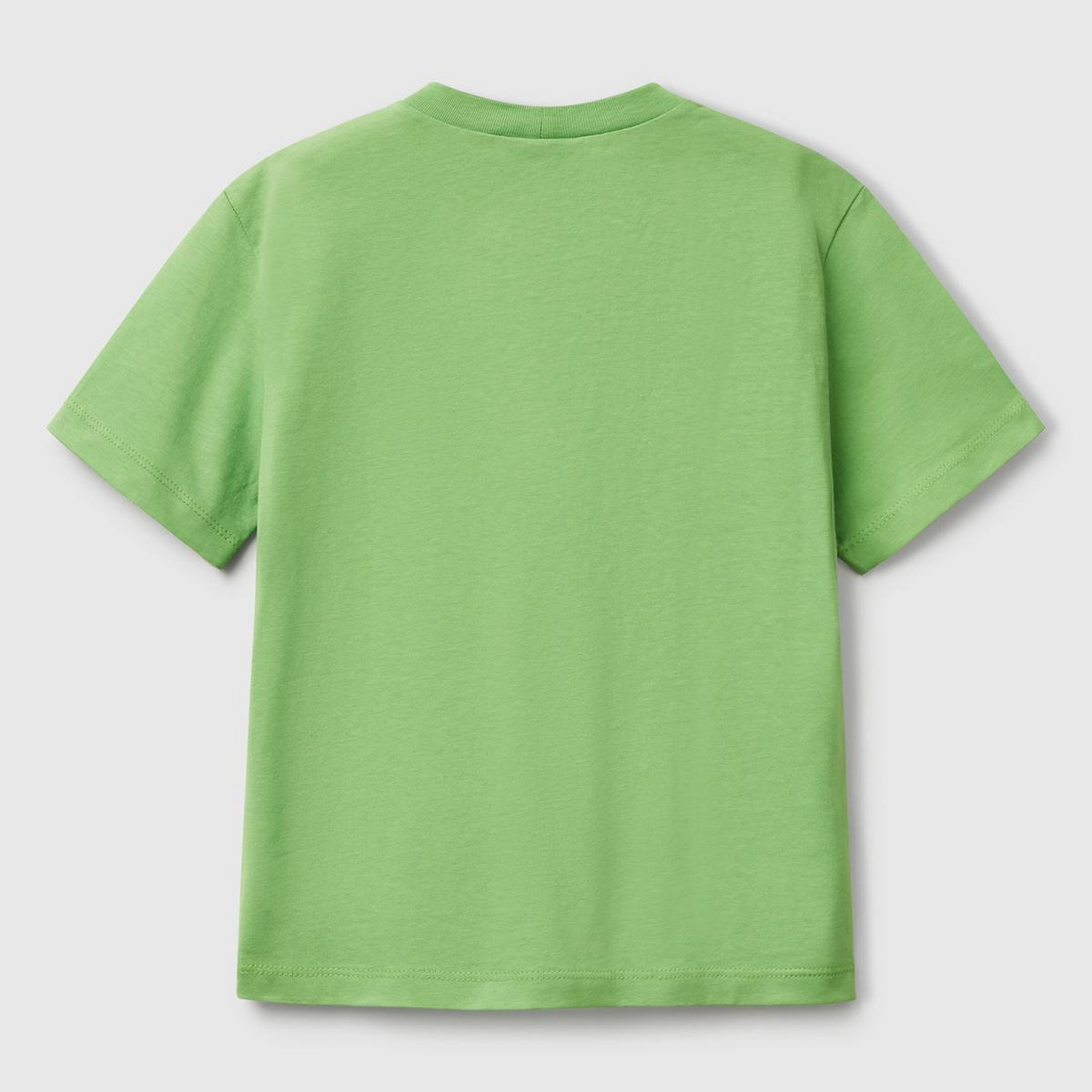 Erkek Çocuk Fıstık Yeşili Marvel Kahraman Baskılı Logo Etiketli T-Shirt