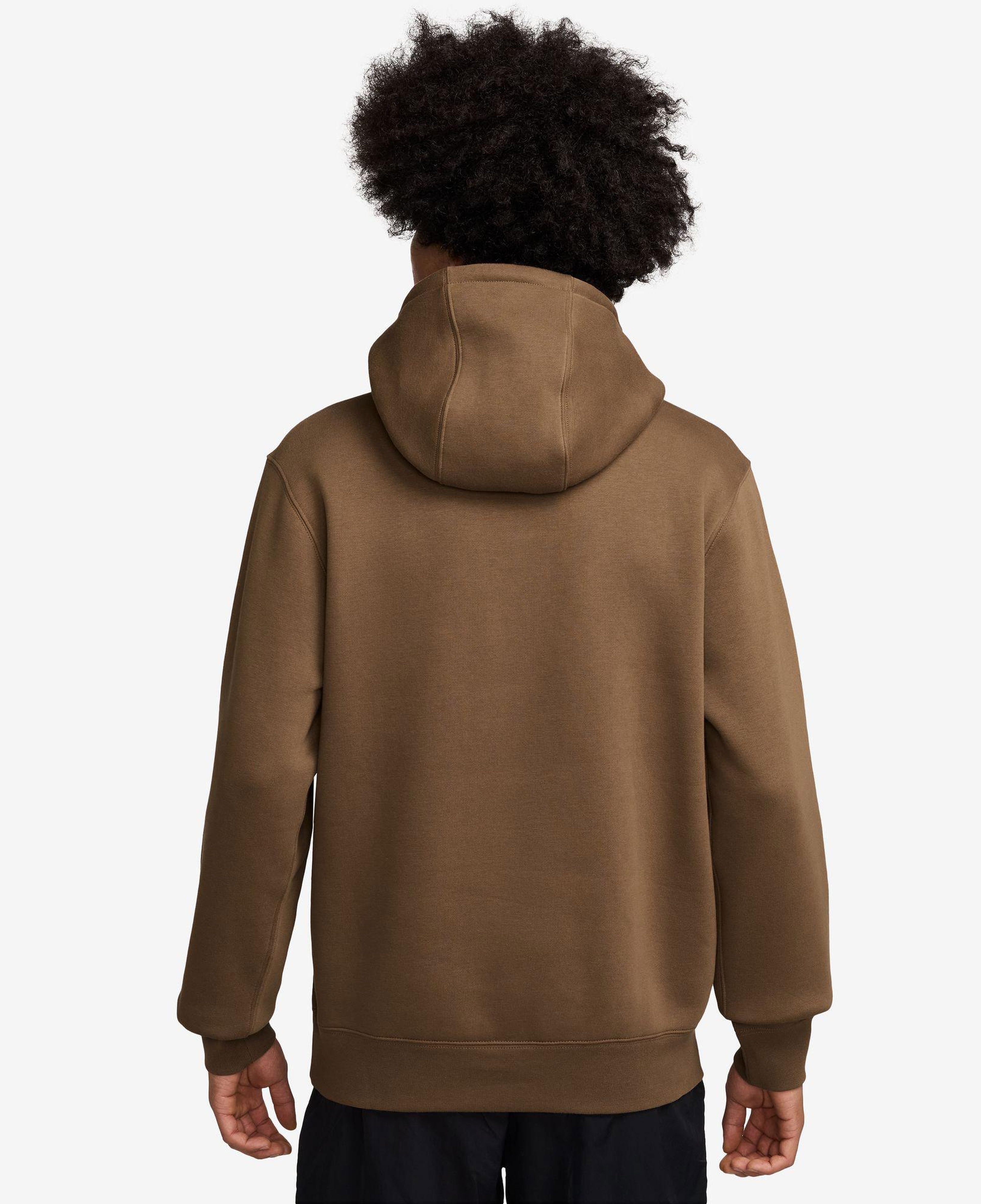 Nike Club Fleece Erkek Kahverengi Sweatshirt