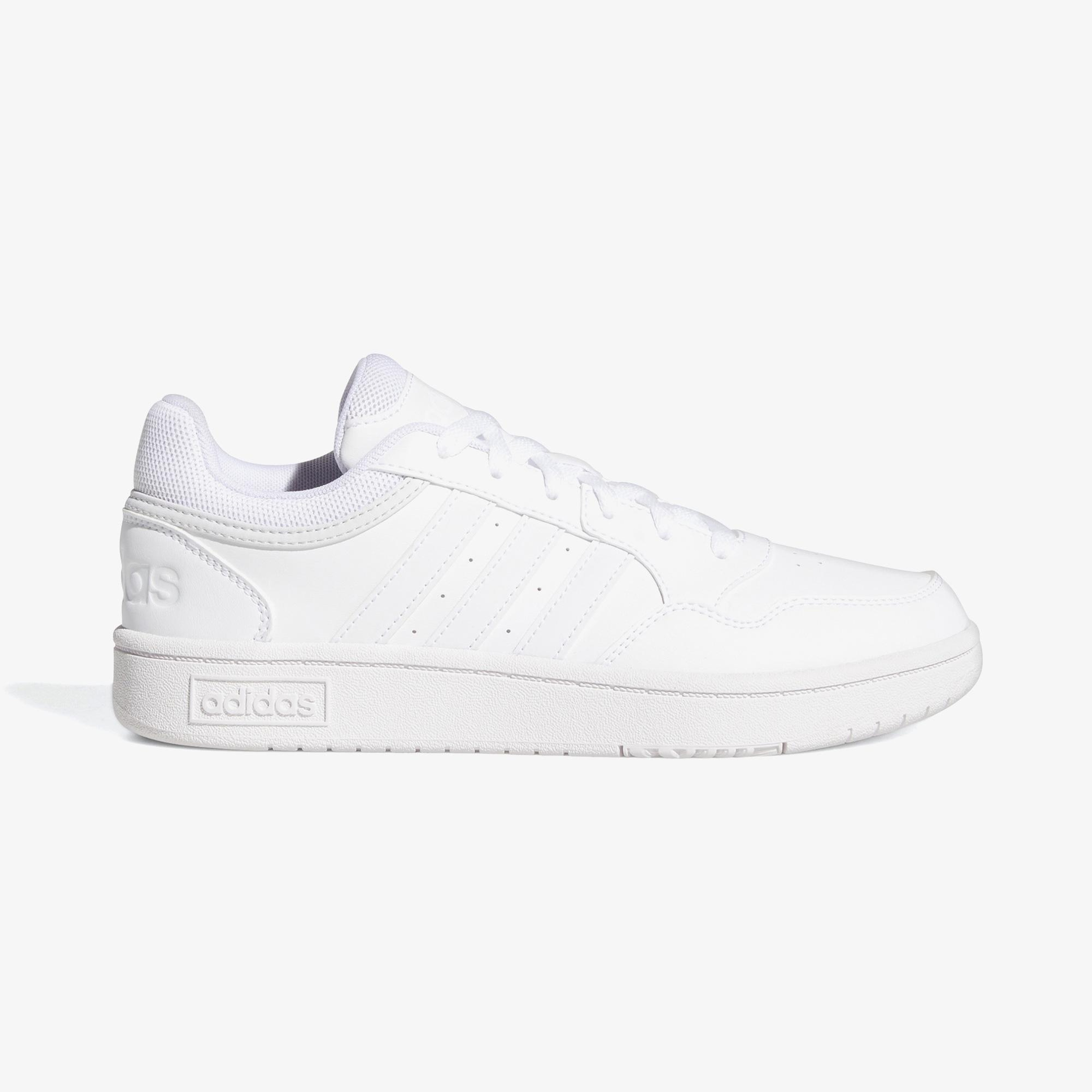 adidas Hoops 3.0 Mid Lifestyle Crew Unisex Beyaz Sneaker