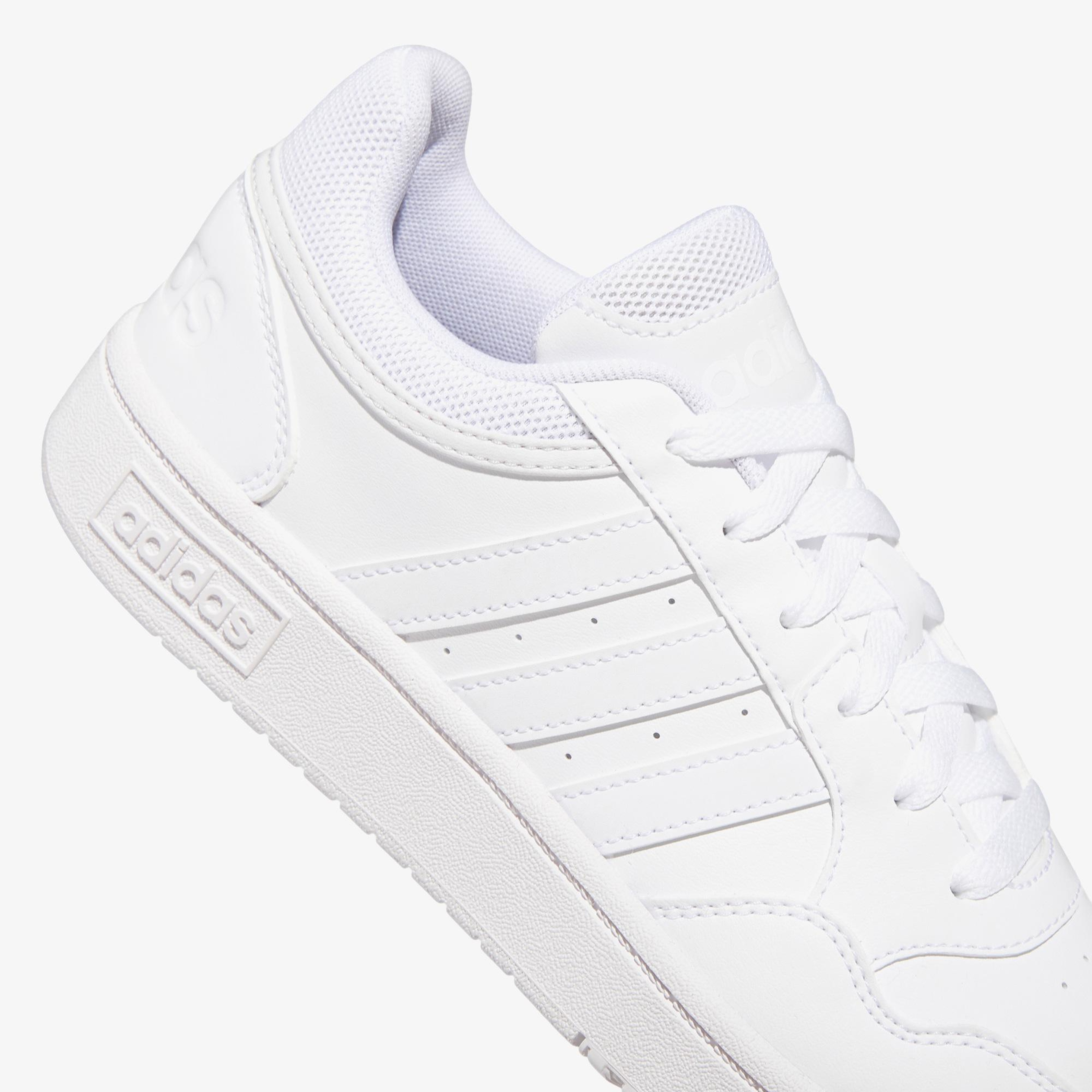 adidas Hoops 3.0 Mid Lifestyle Crew Unisex Beyaz Sneaker