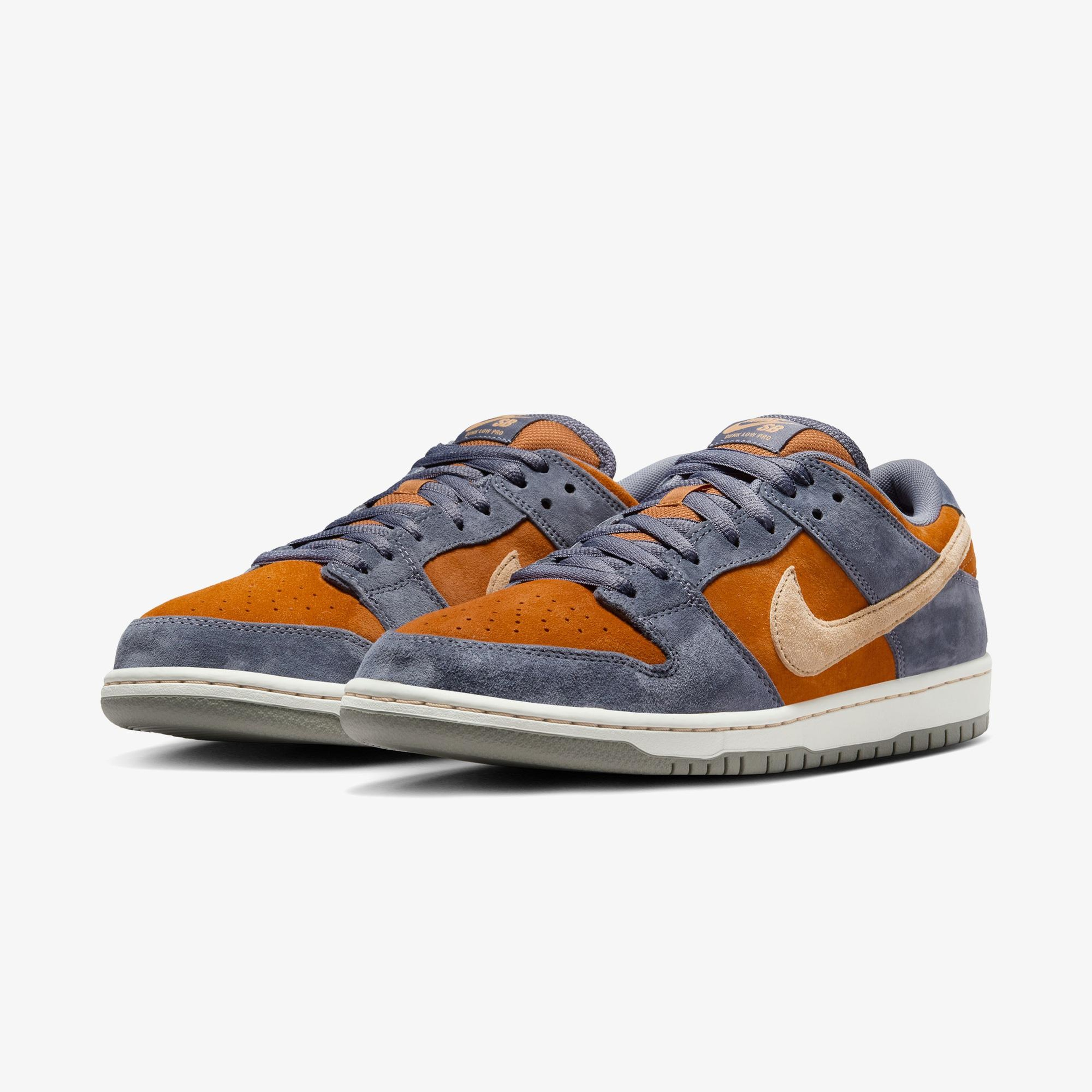 Nike Dunk Erkek Gri/Turuncu Spor Ayakkabı