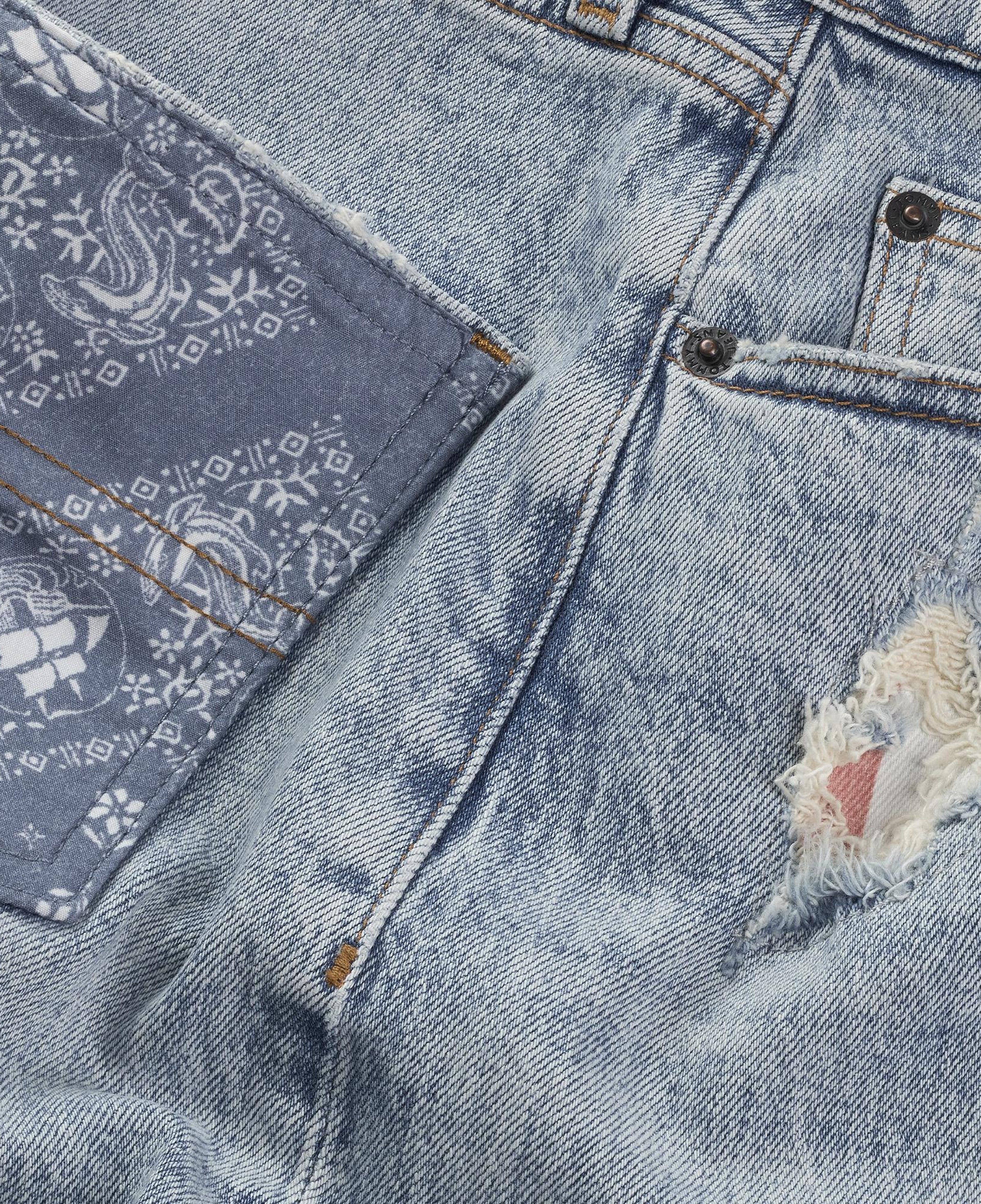 Tommy Hilfiger Patchwork Kadın Mavi Pantolon
