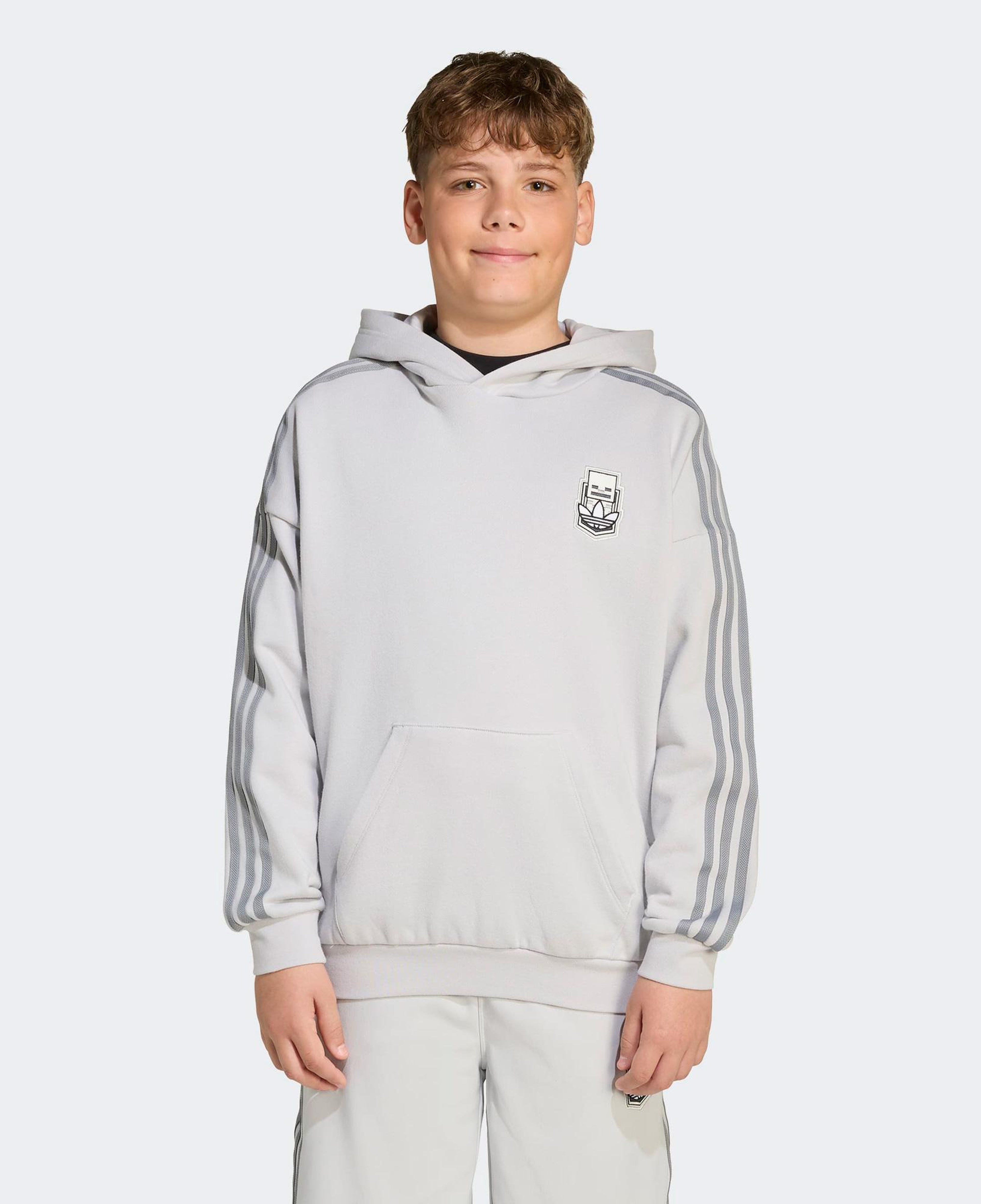 adidas Hoodıe Çocuk Gri Sweatshirt