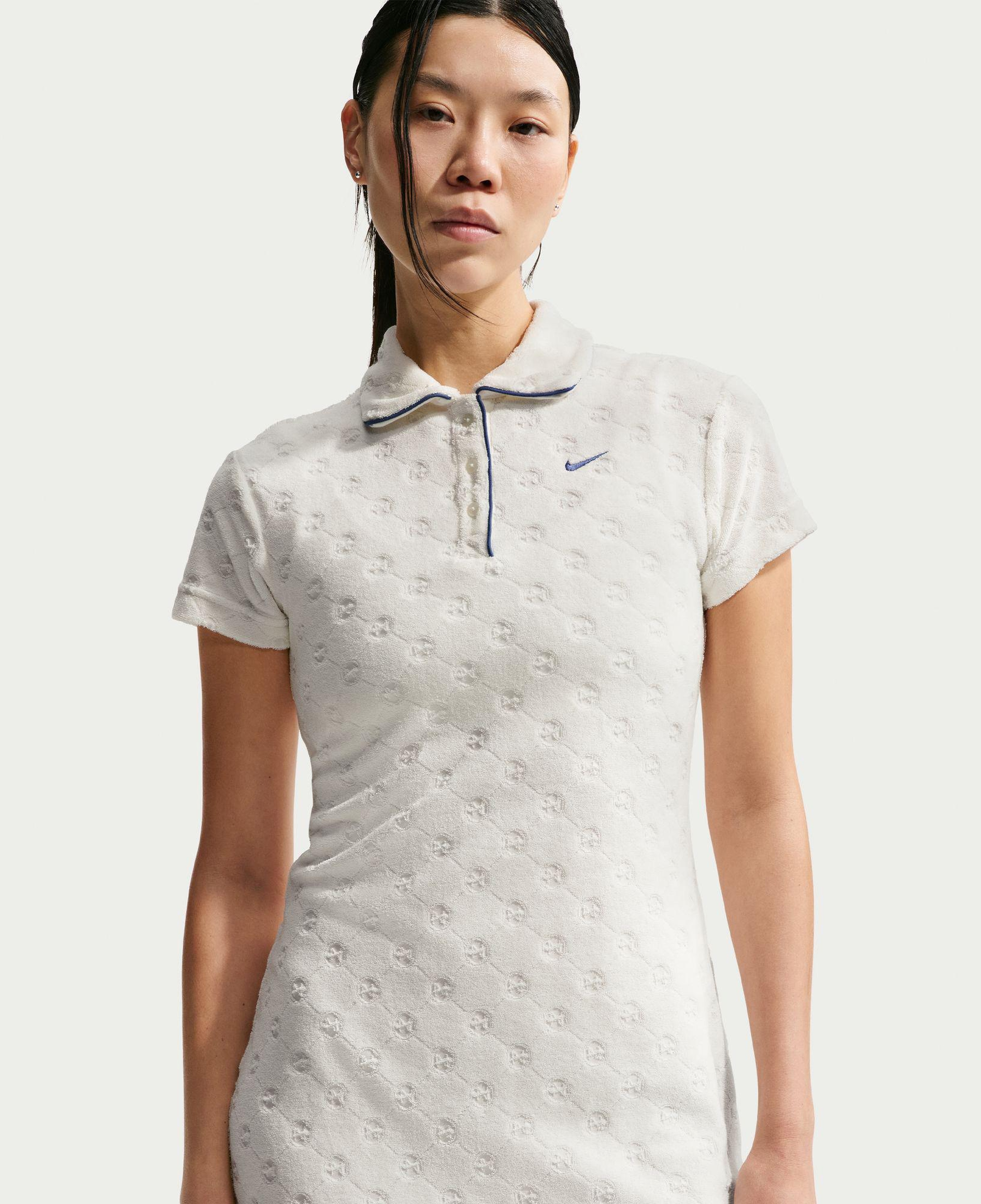 Nike Sportswear Chill Terry Kadın Beyaz Elbise
