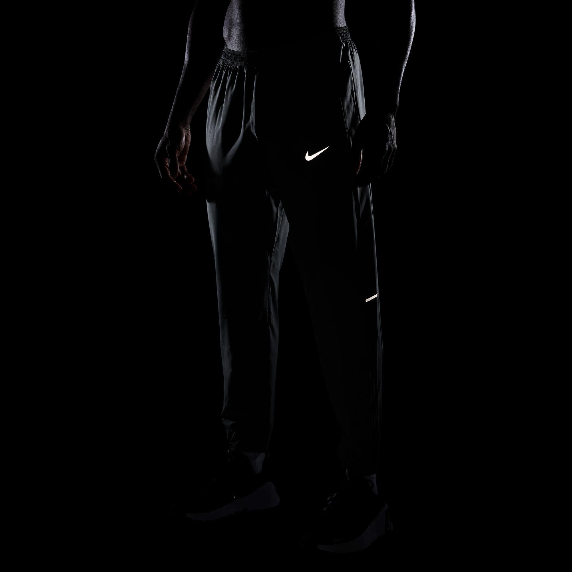 Nike Dri-Fit Miler Woven Erkek Gri Eşofman Altı
