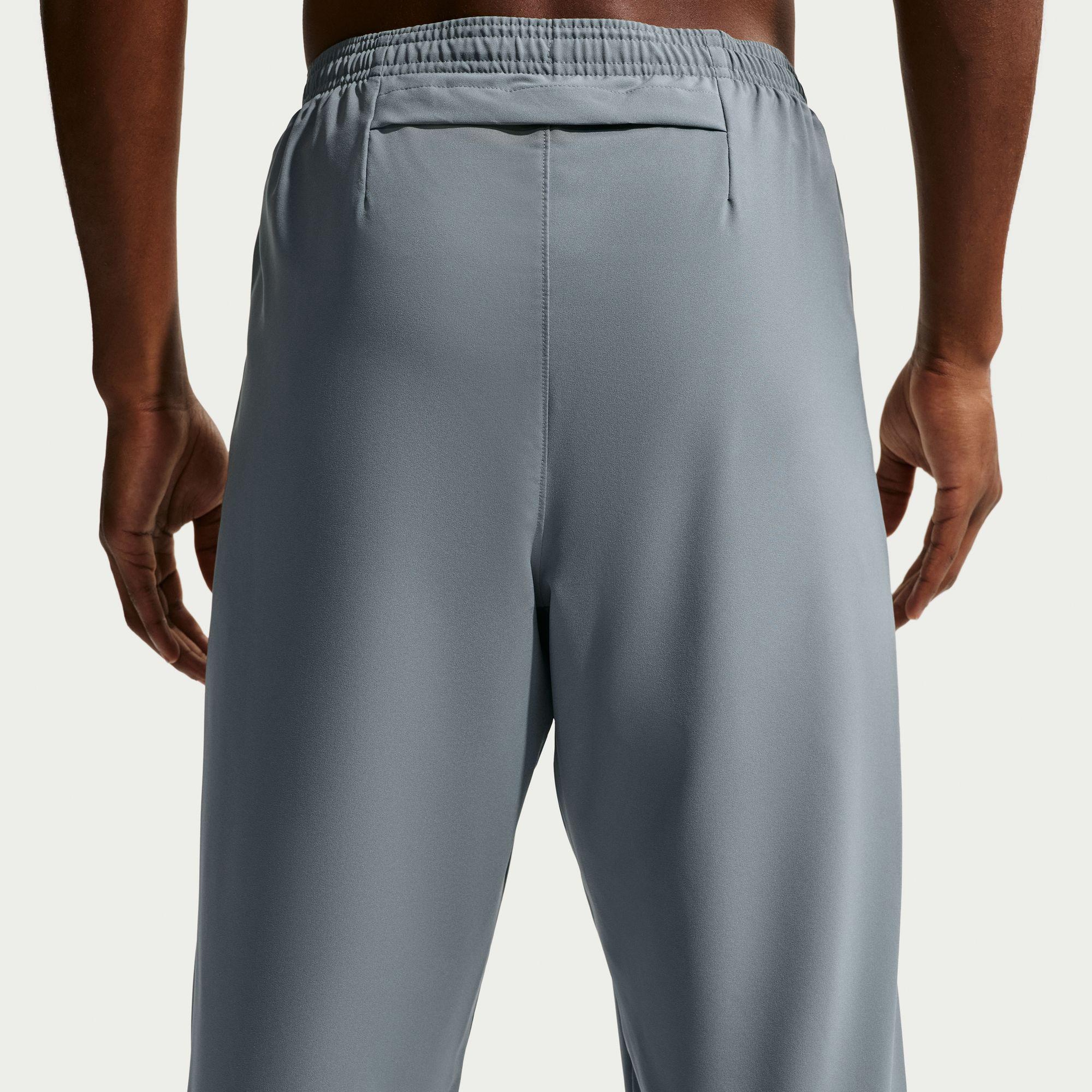Nike Dri-Fit Miler Woven Erkek Gri Eşofman Altı