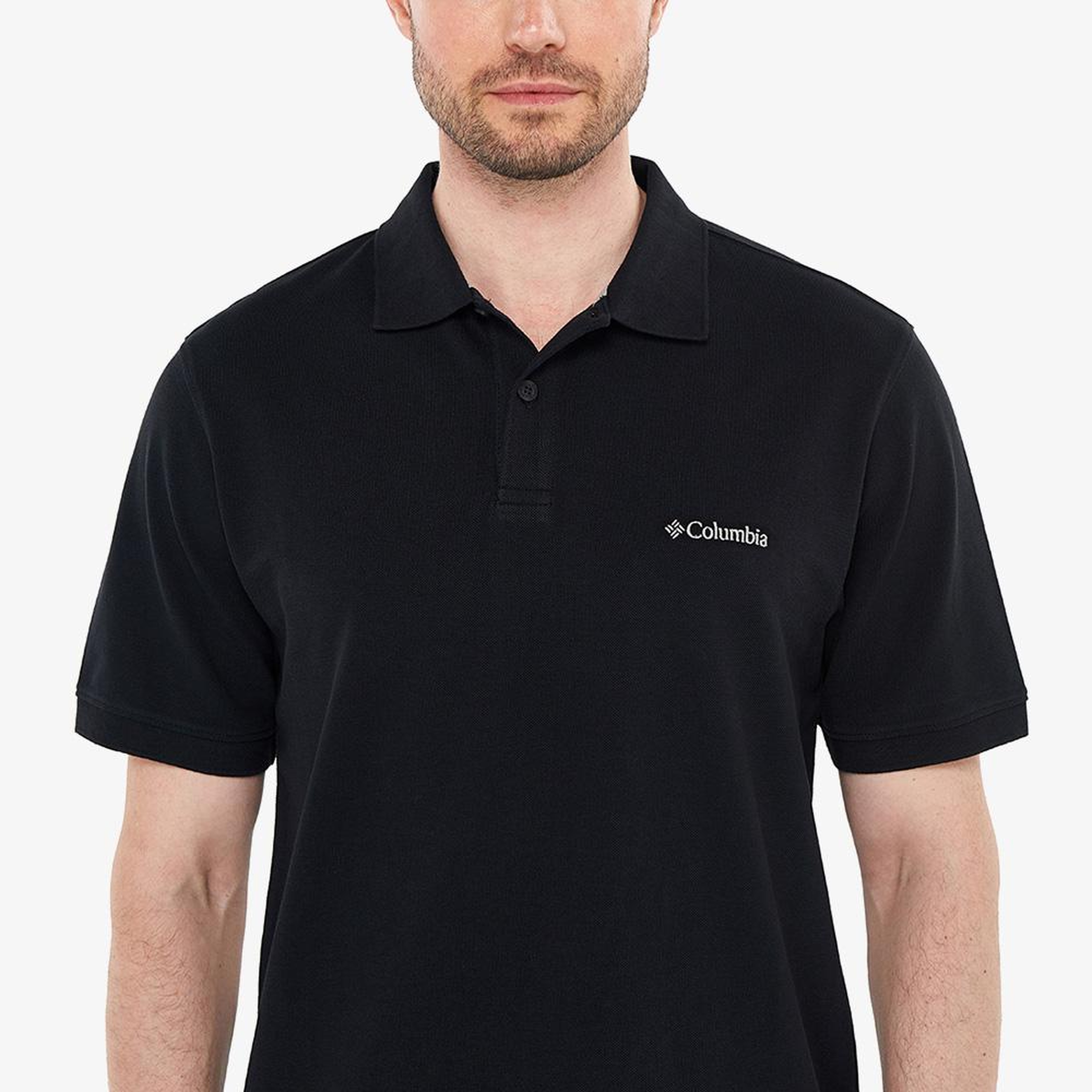 Columbia Cascade Range Solid II Erkek Siyah Polo