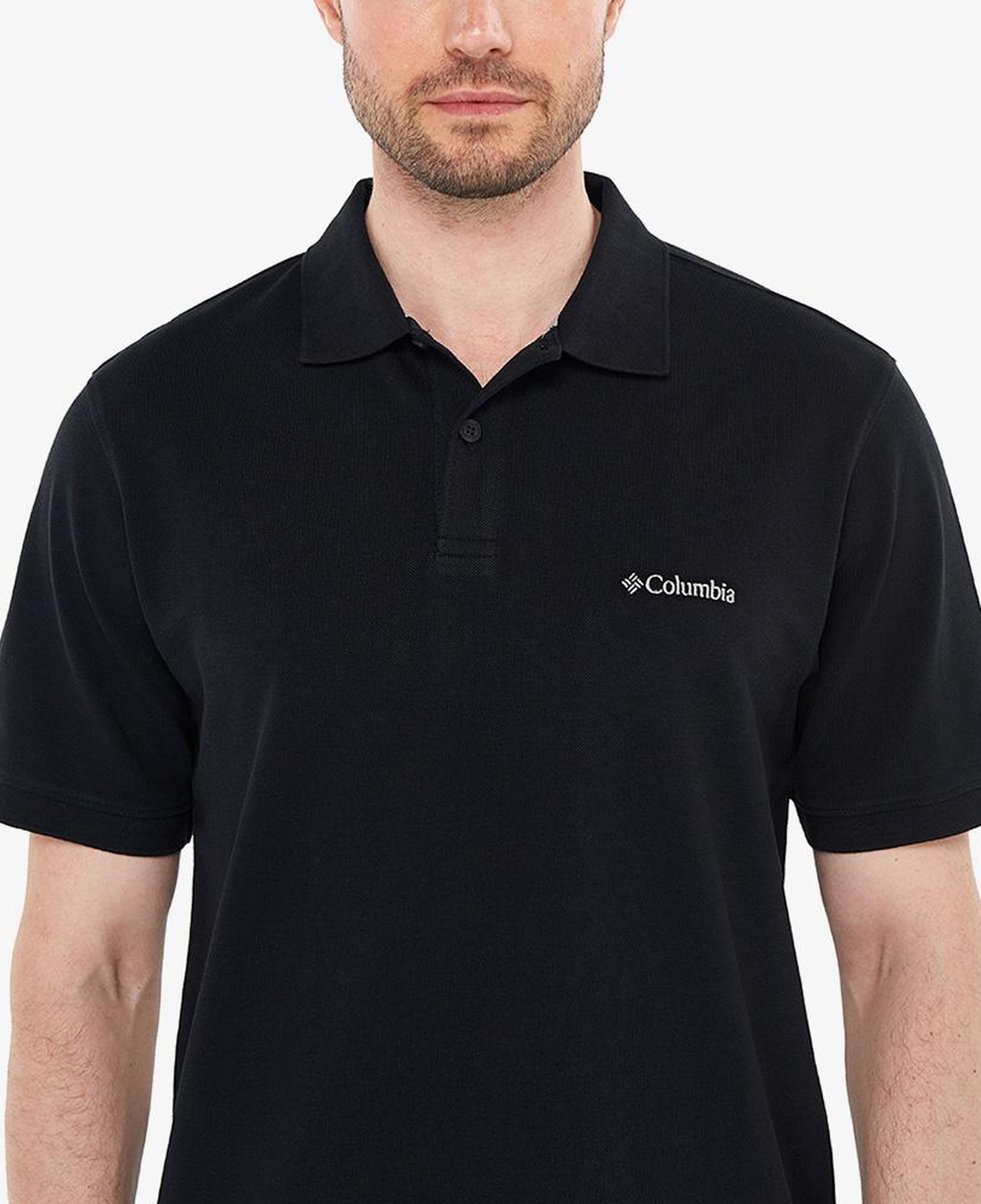 Columbia Cascade Range Solid II Erkek Siyah Polo