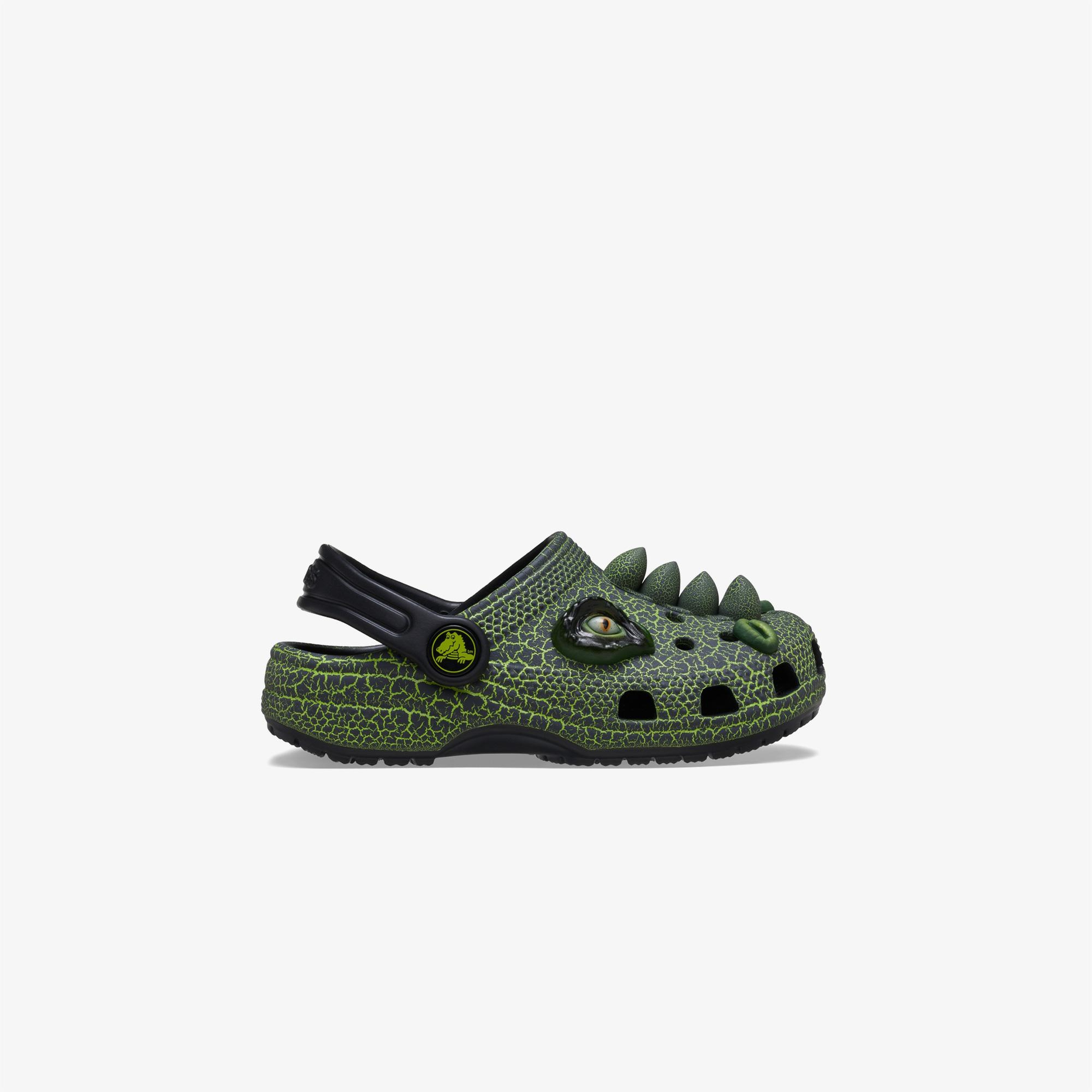 Crocs Classic IAM Scary Dino Clog Çocuk Haki Terlik