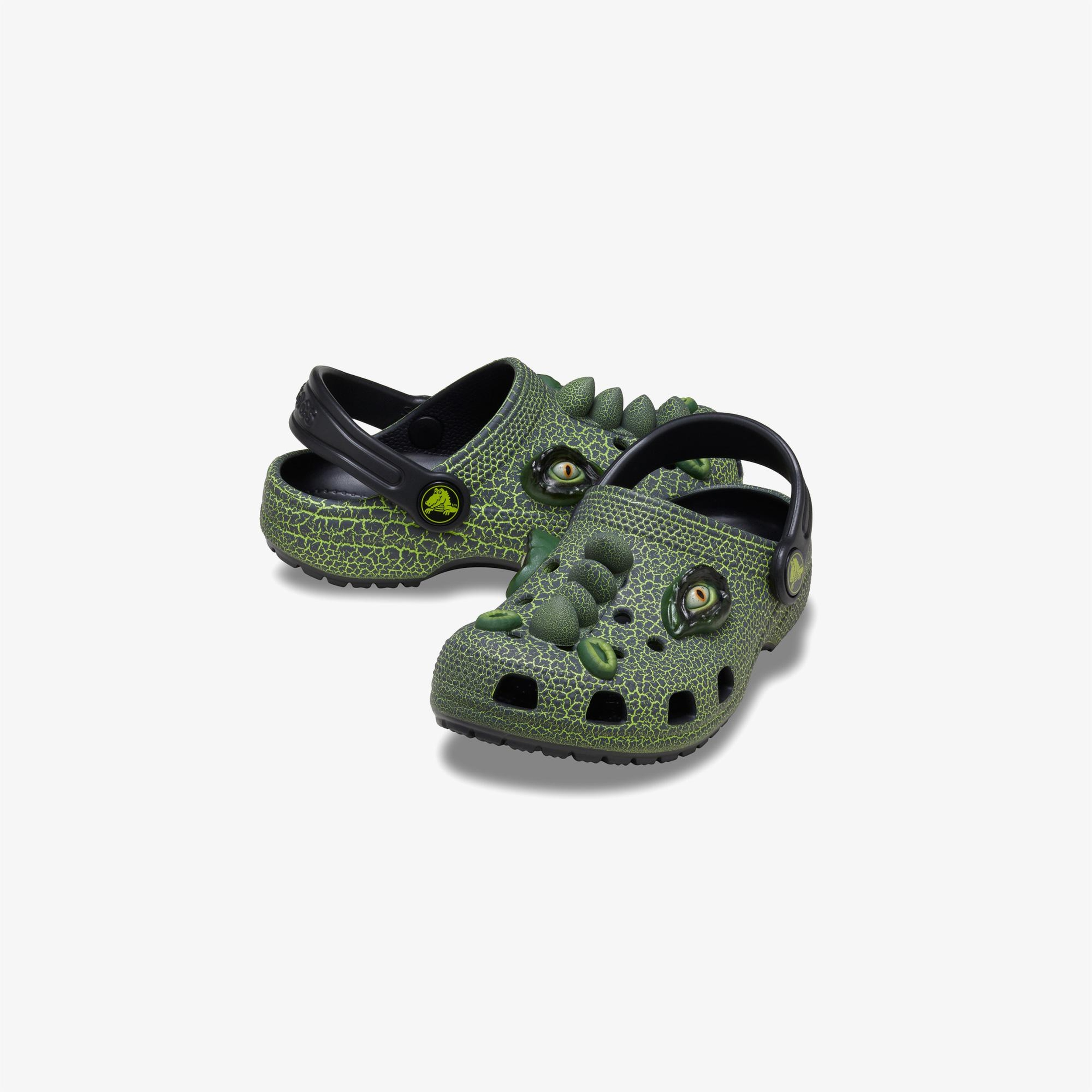 Crocs Classic IAM Scary Dino Clog Çocuk Haki Terlik