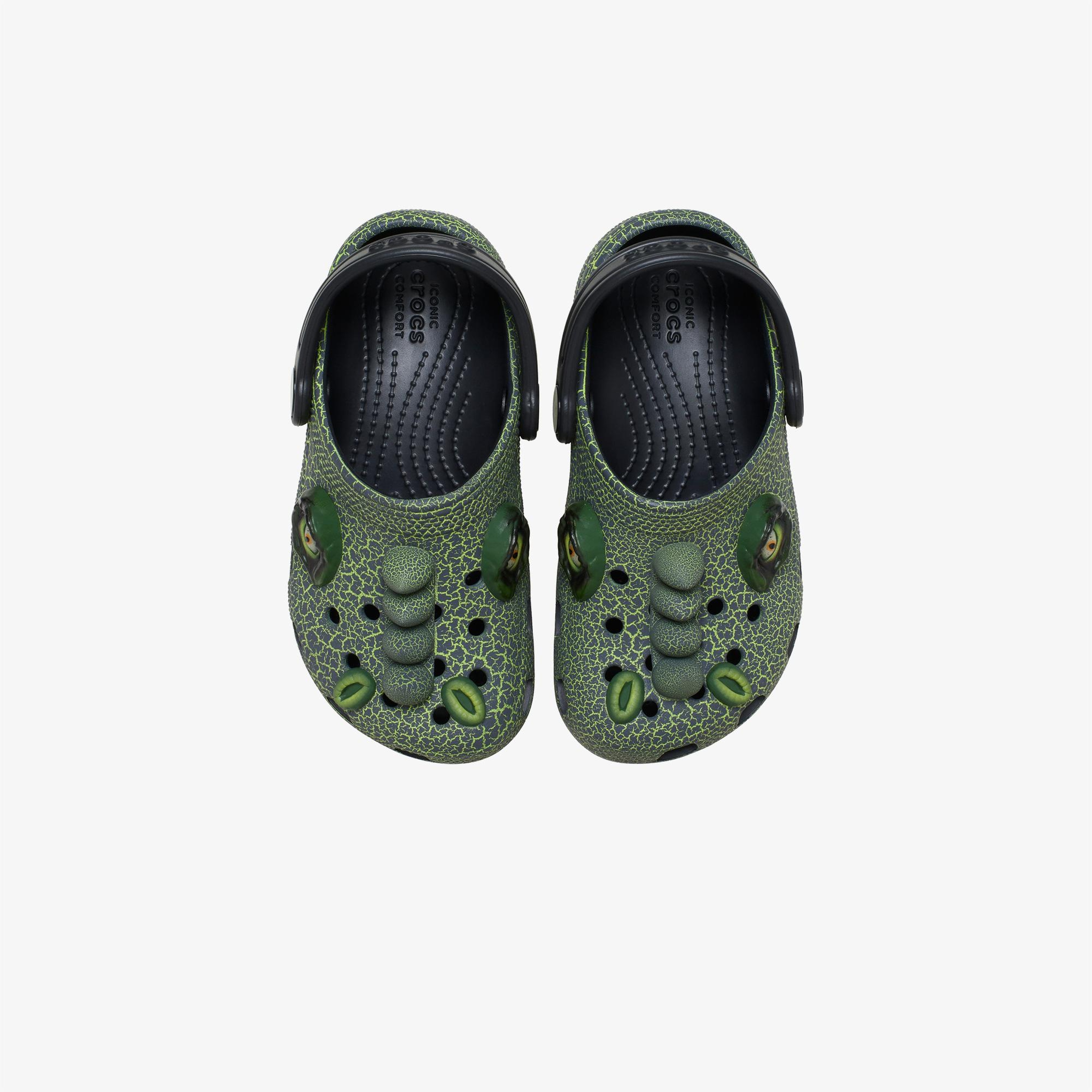 Crocs Classic IAM Scary Dino Clog Çocuk Haki Terlik