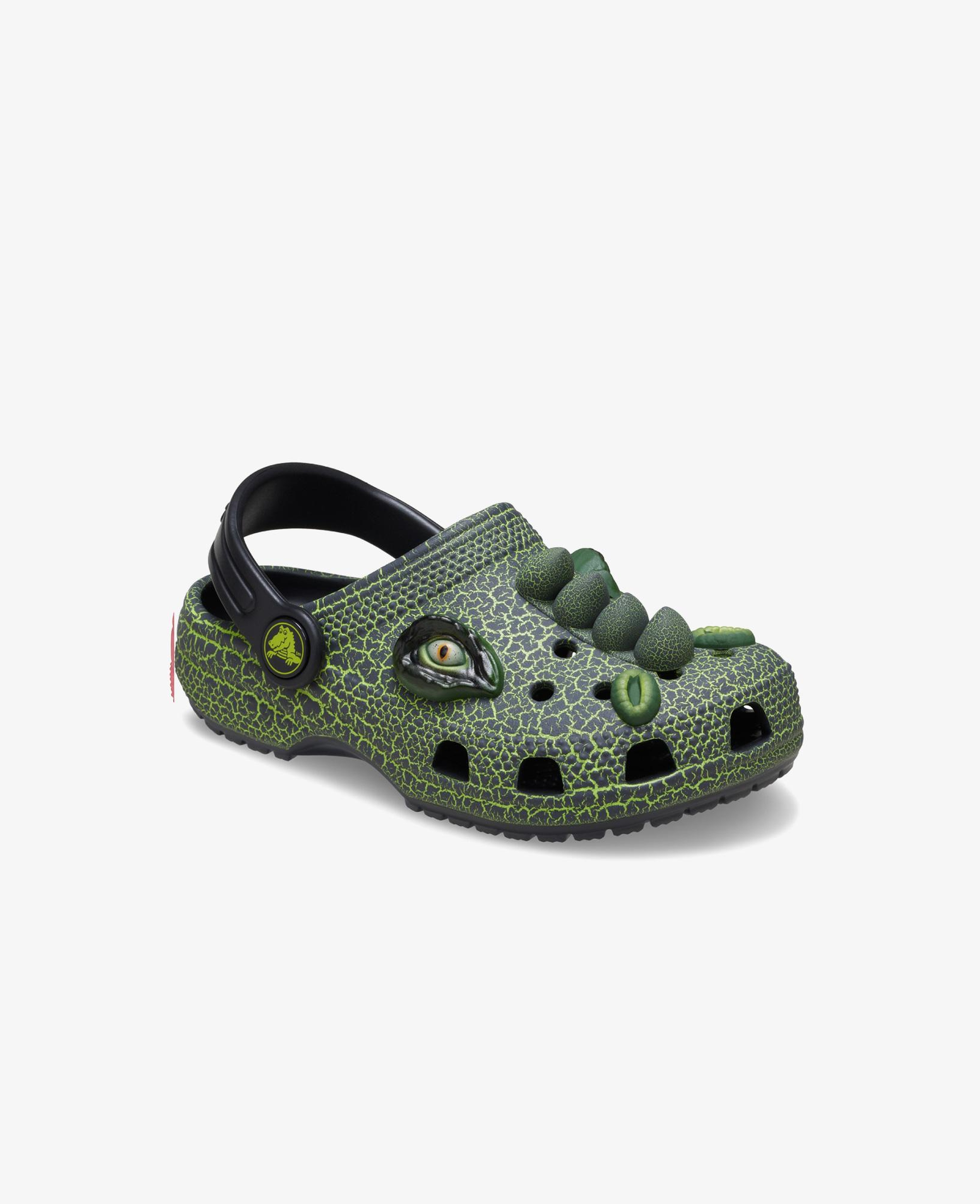 Crocs Classic IAM Scary Dino Clog Çocuk Haki Terlik