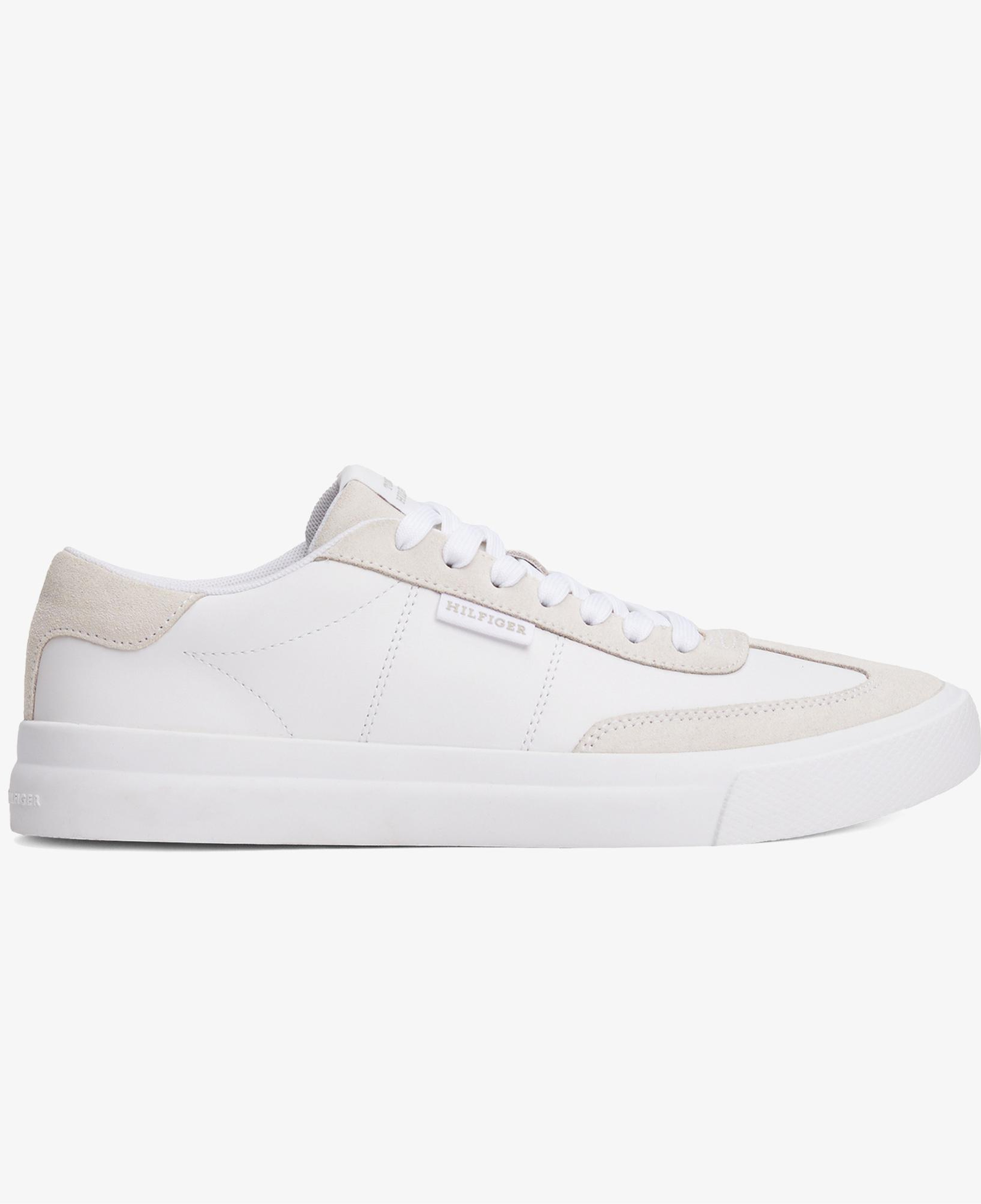 Tommy Hilfiger Cupset Leather Summer Erkek Beyaz Sneaker