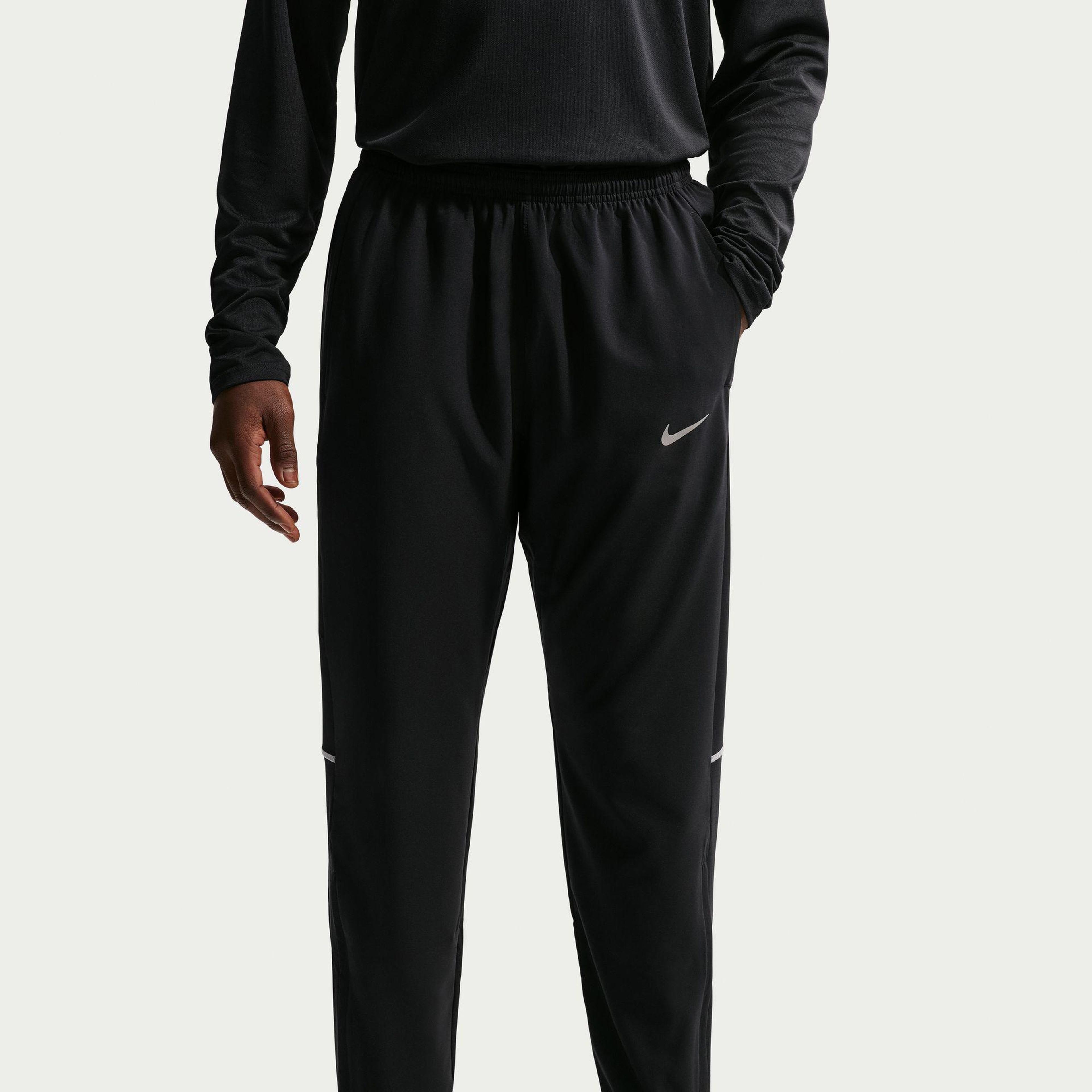 Nike Dri-Fit Miler Woven Erkek Siyah Eşofman Altı
