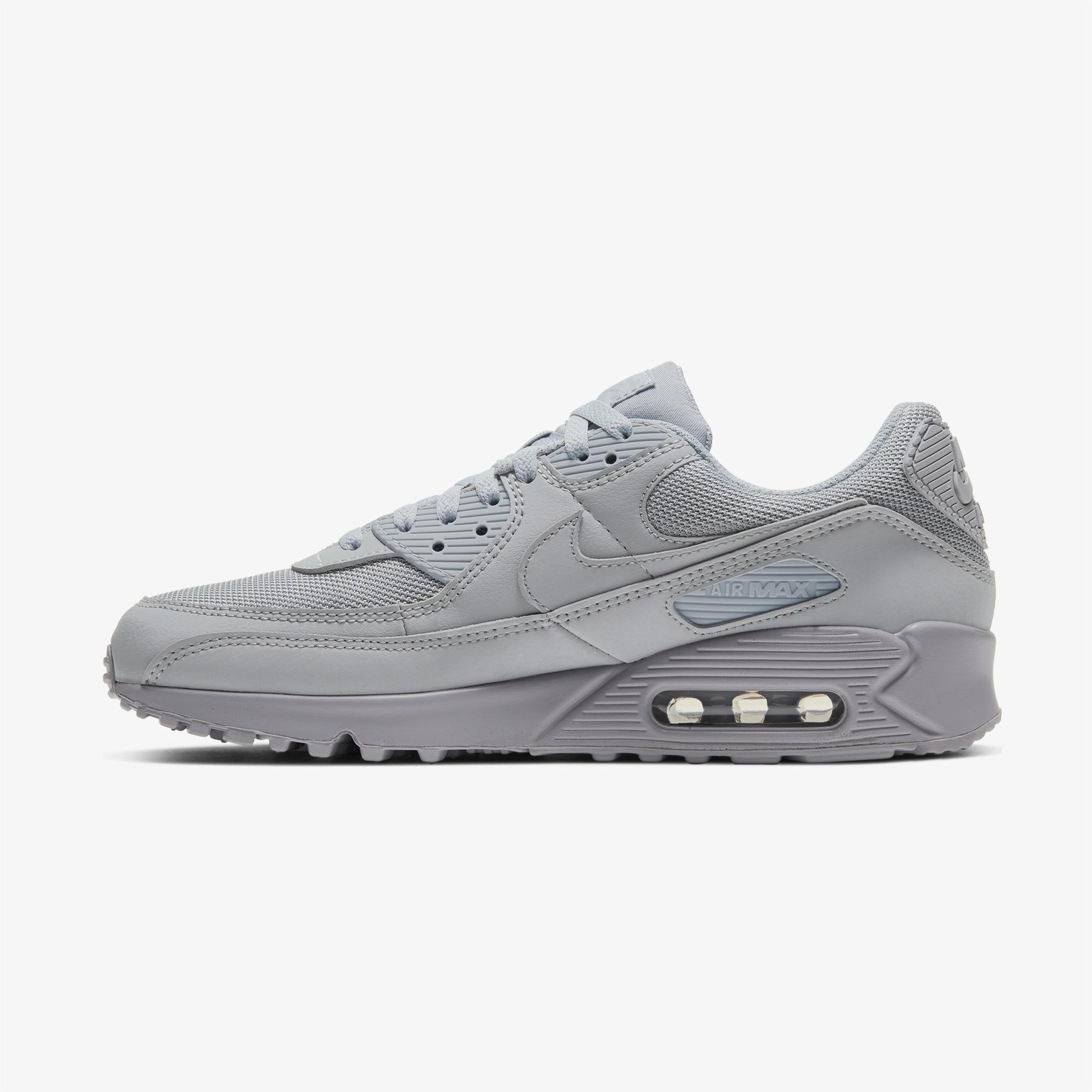 Nike Air Max 90 Erkek Gri Spor Ayakkabı