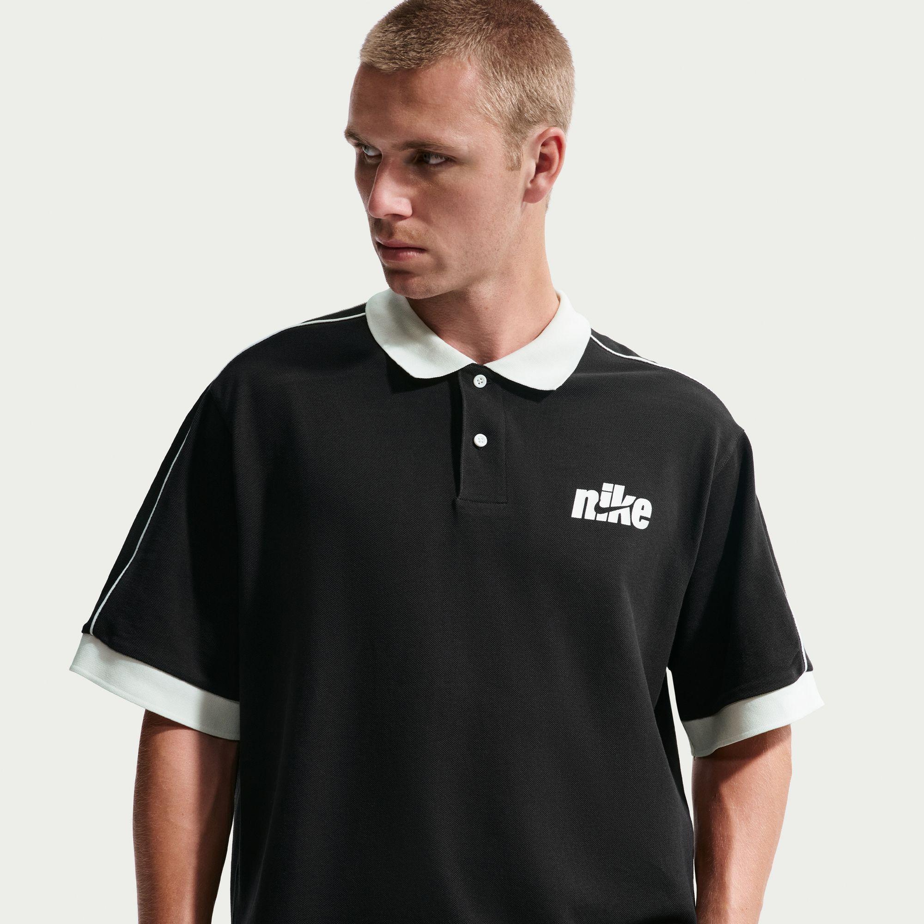 Nike Sportswear Club Erkek Siyah Polo