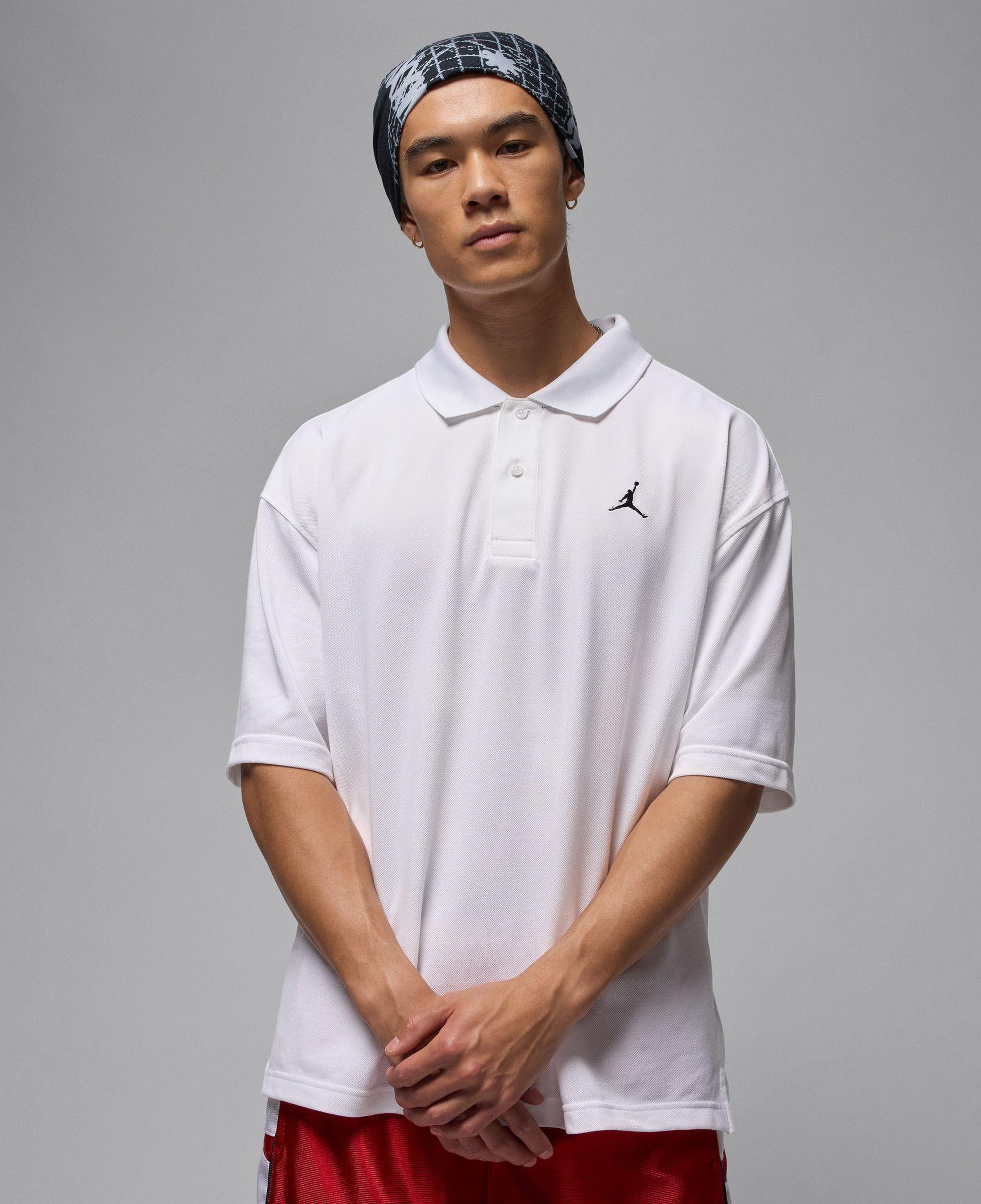 Jordan Brooklyn Erkek Beyaz Polo