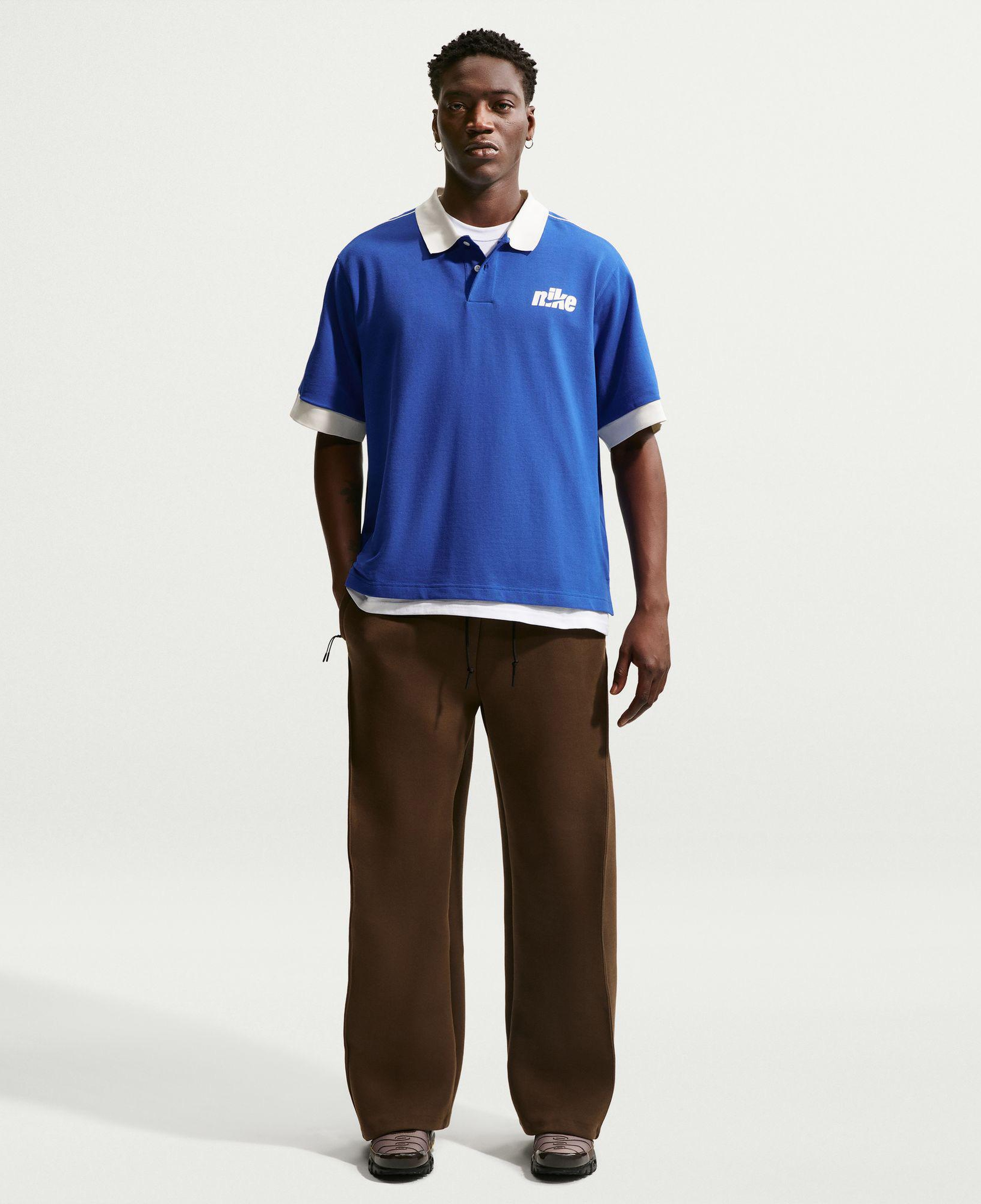 Nike Sportswear Club Erkek Mavi Polo