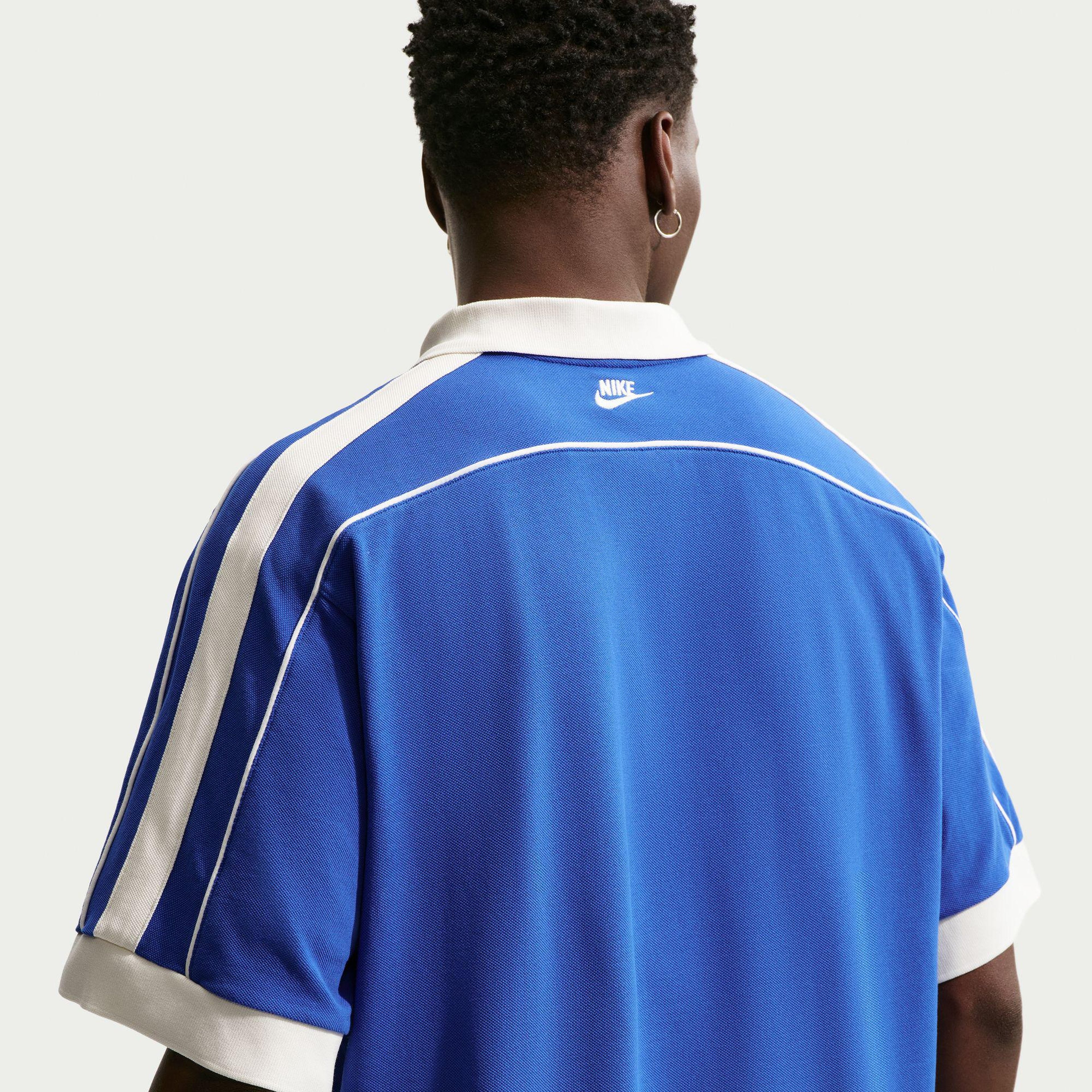 Nike Sportswear Club Erkek Mavi Polo
