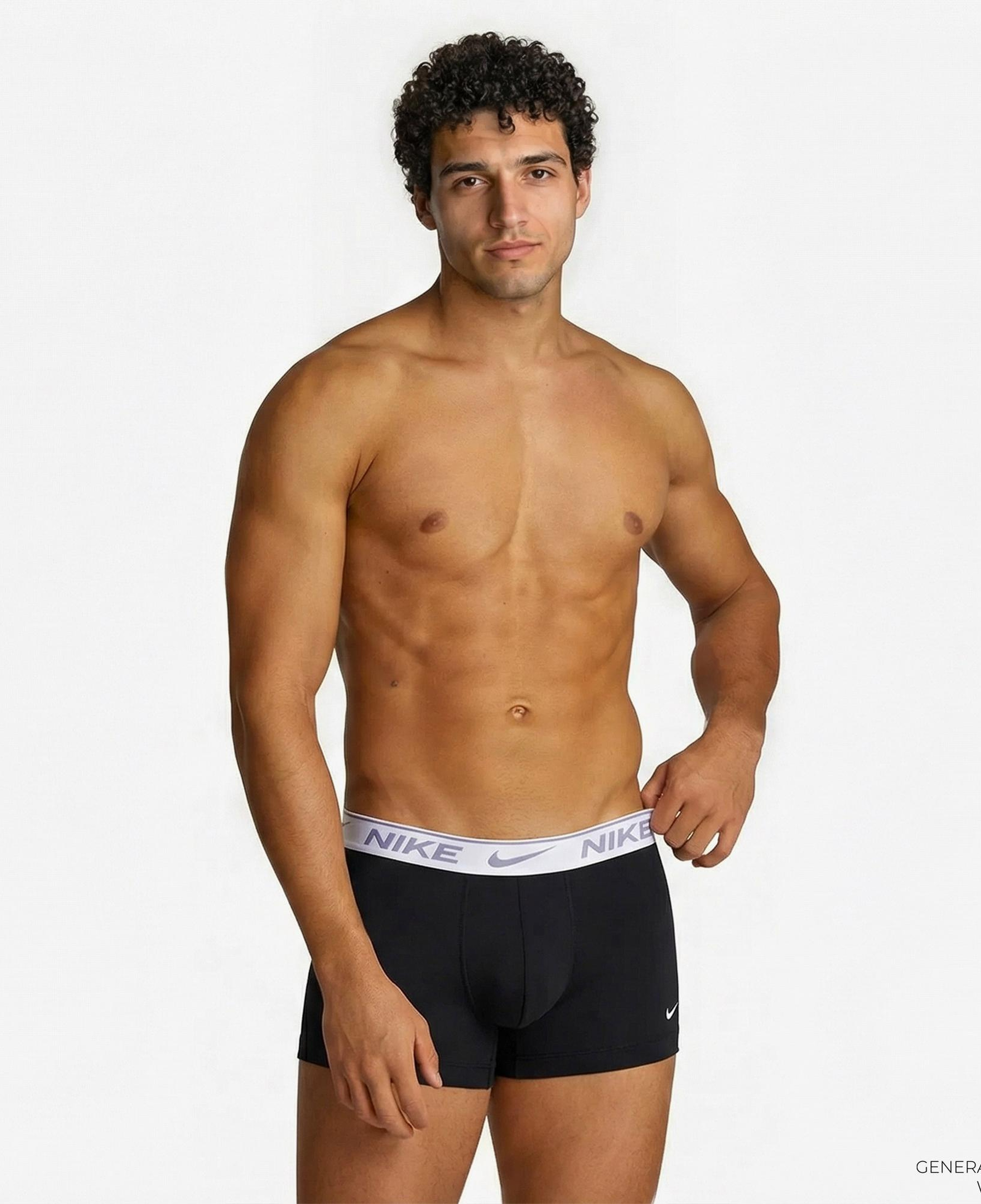 Nike Trunk 3' lü Erkek Siyah Boxer