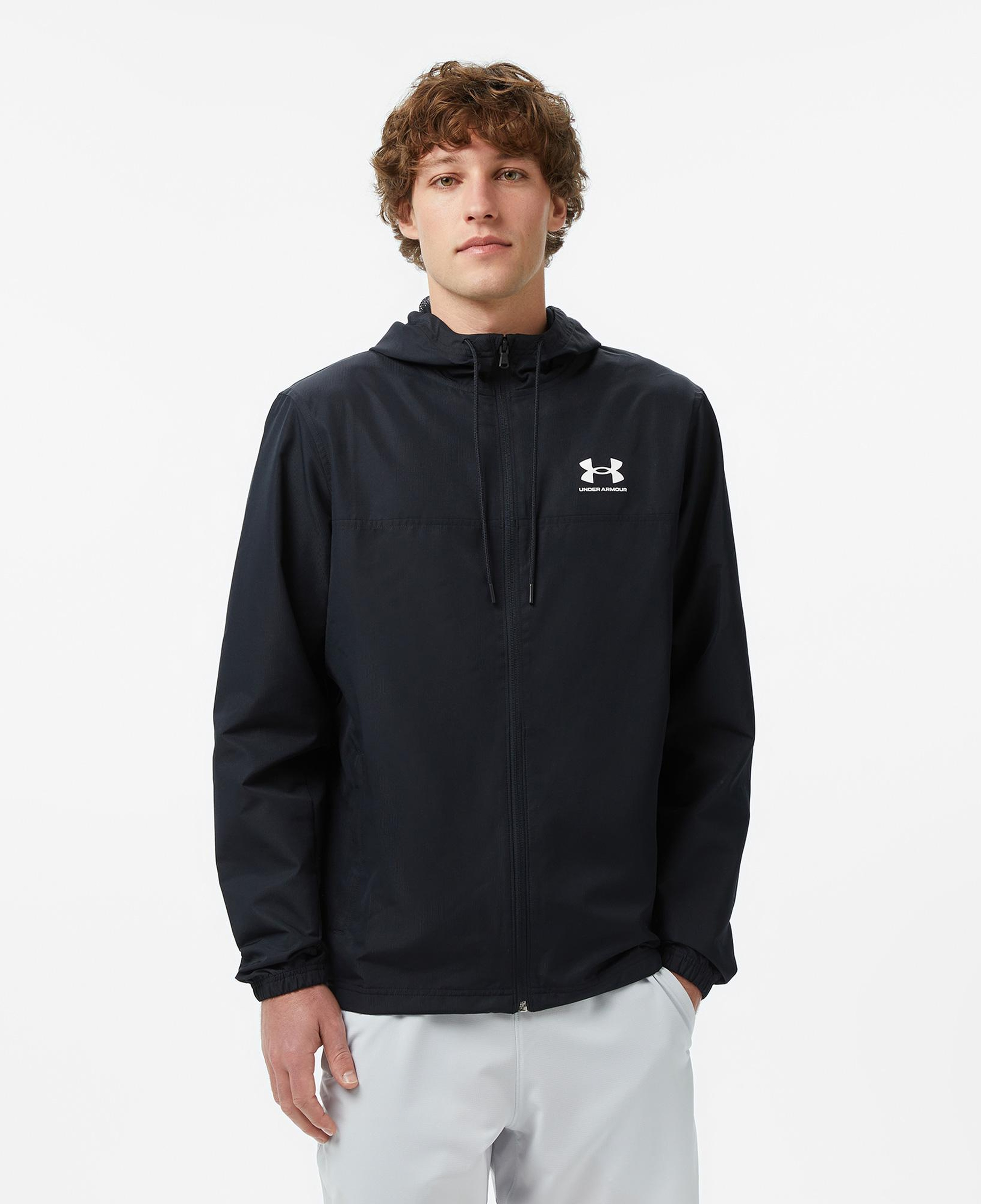Under Armour Rival Wvn Windbreaker Erkek Siyah Rüzgarlık