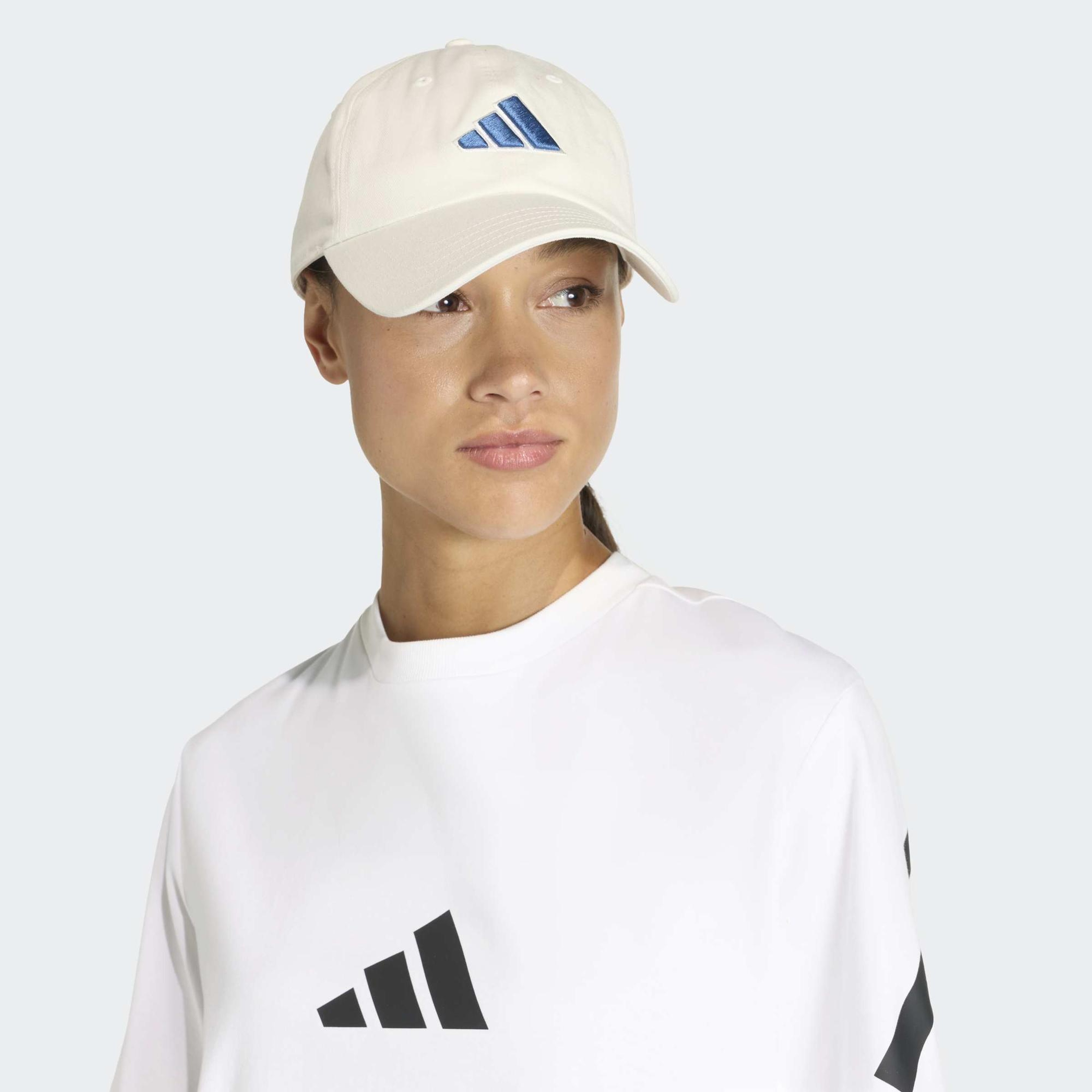 adidas Ayni Tonda Logolu Dad Unisex Beyaz Antrenman Şapkası