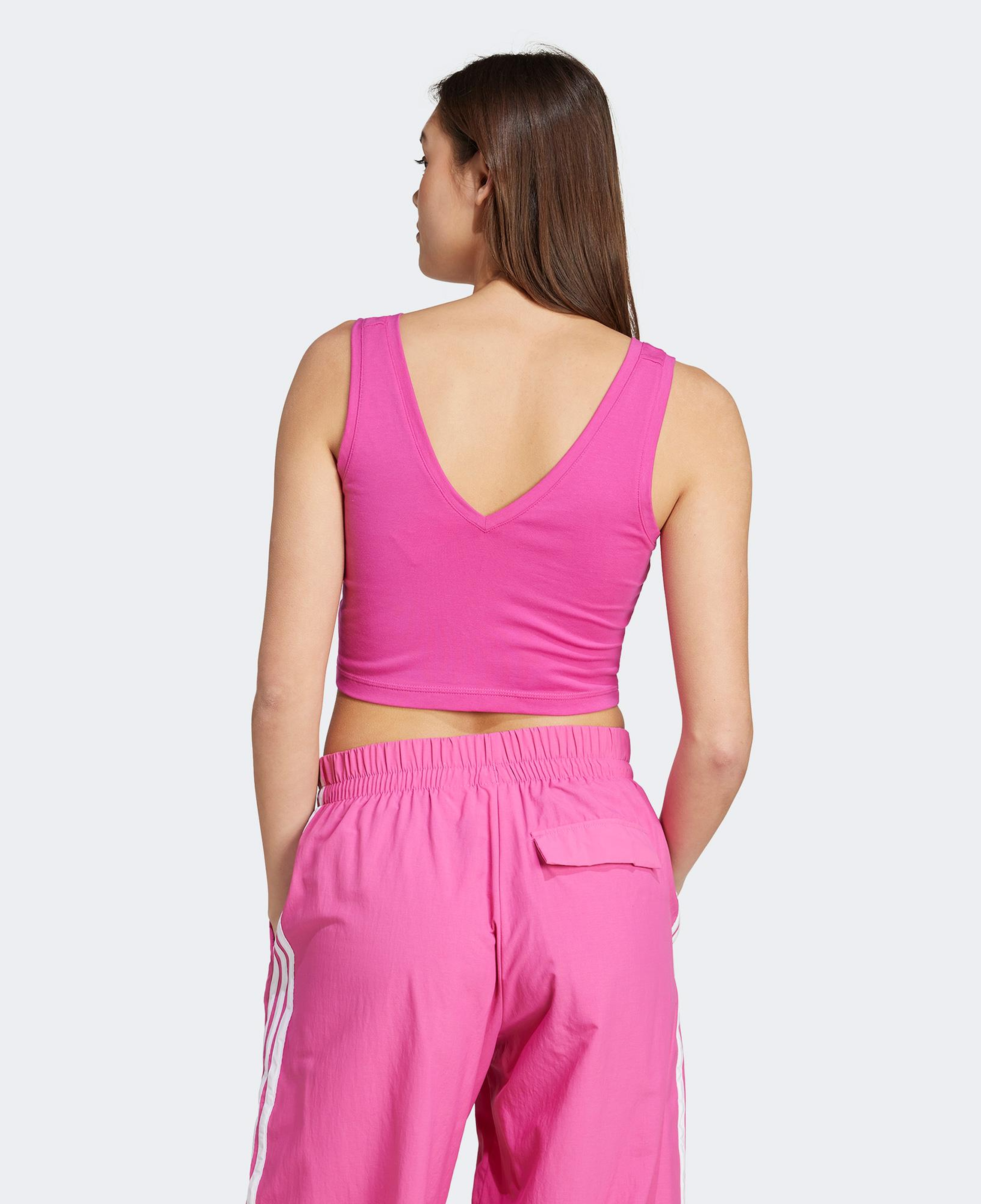 adidas Essentials Small Logo Cotton Lifestyle Kadın Pembe Atlet