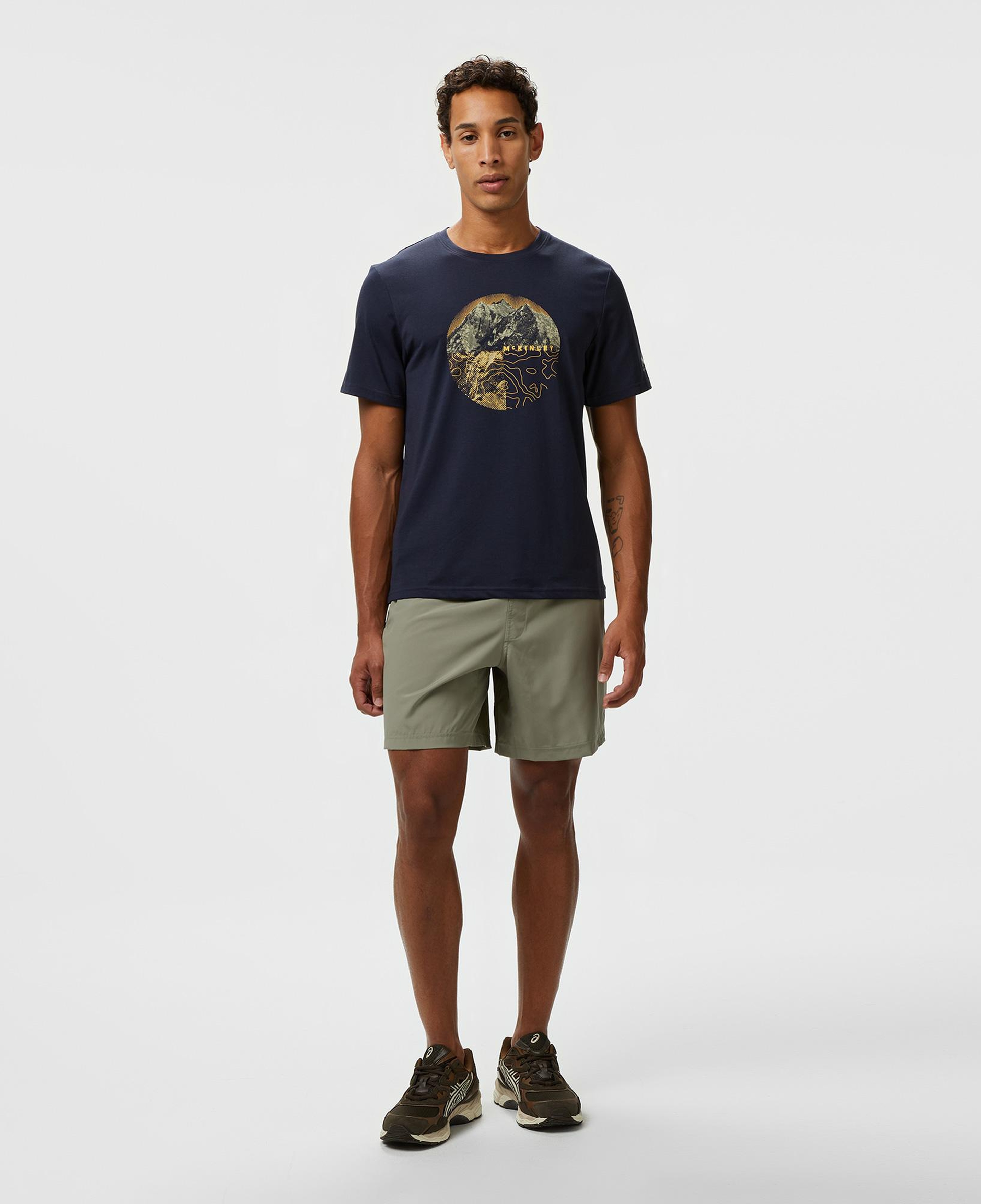 McKinley Galla Erkek Gri T-Shirt