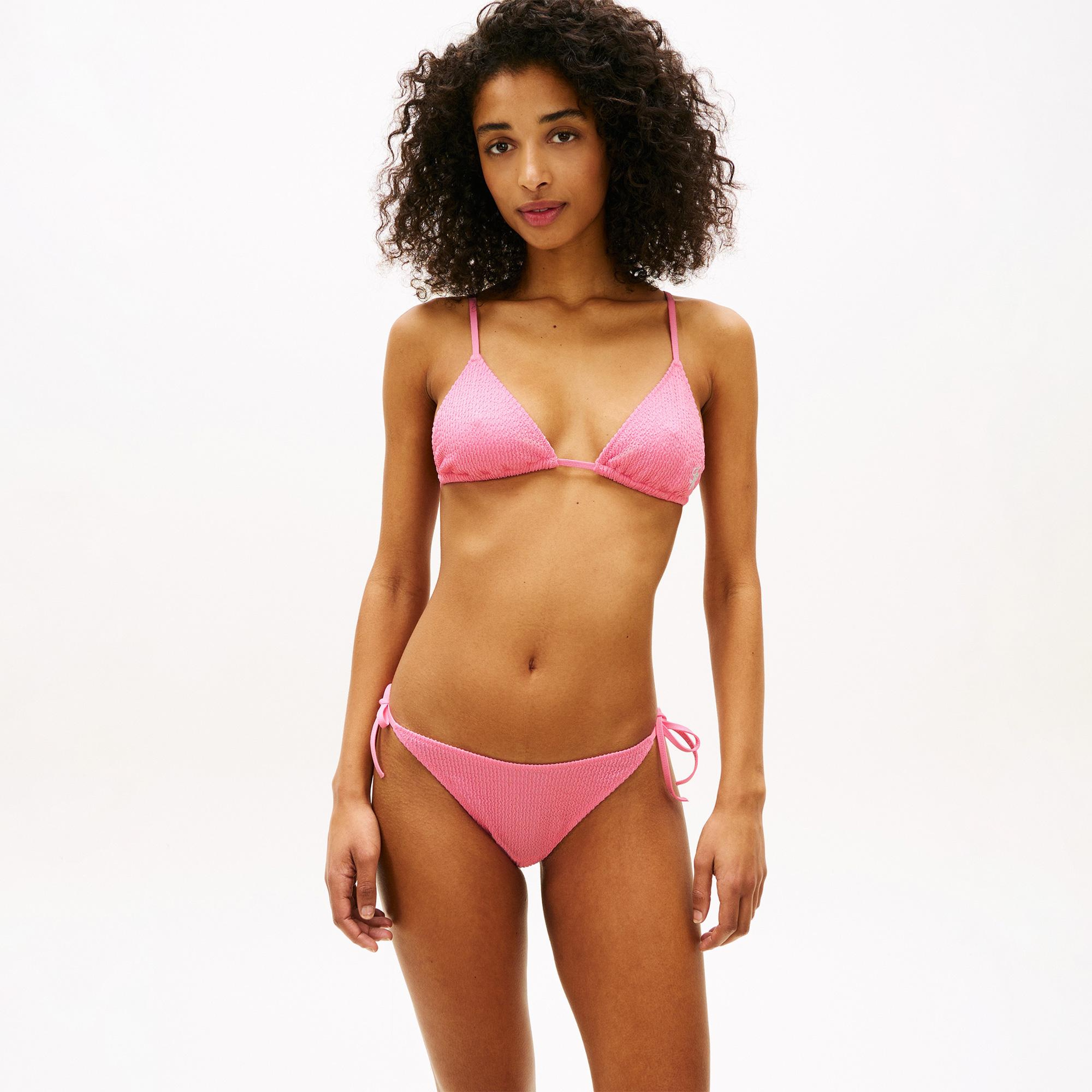 Tommy Hilfiger Texture Kadın Pembe Bikini Altı