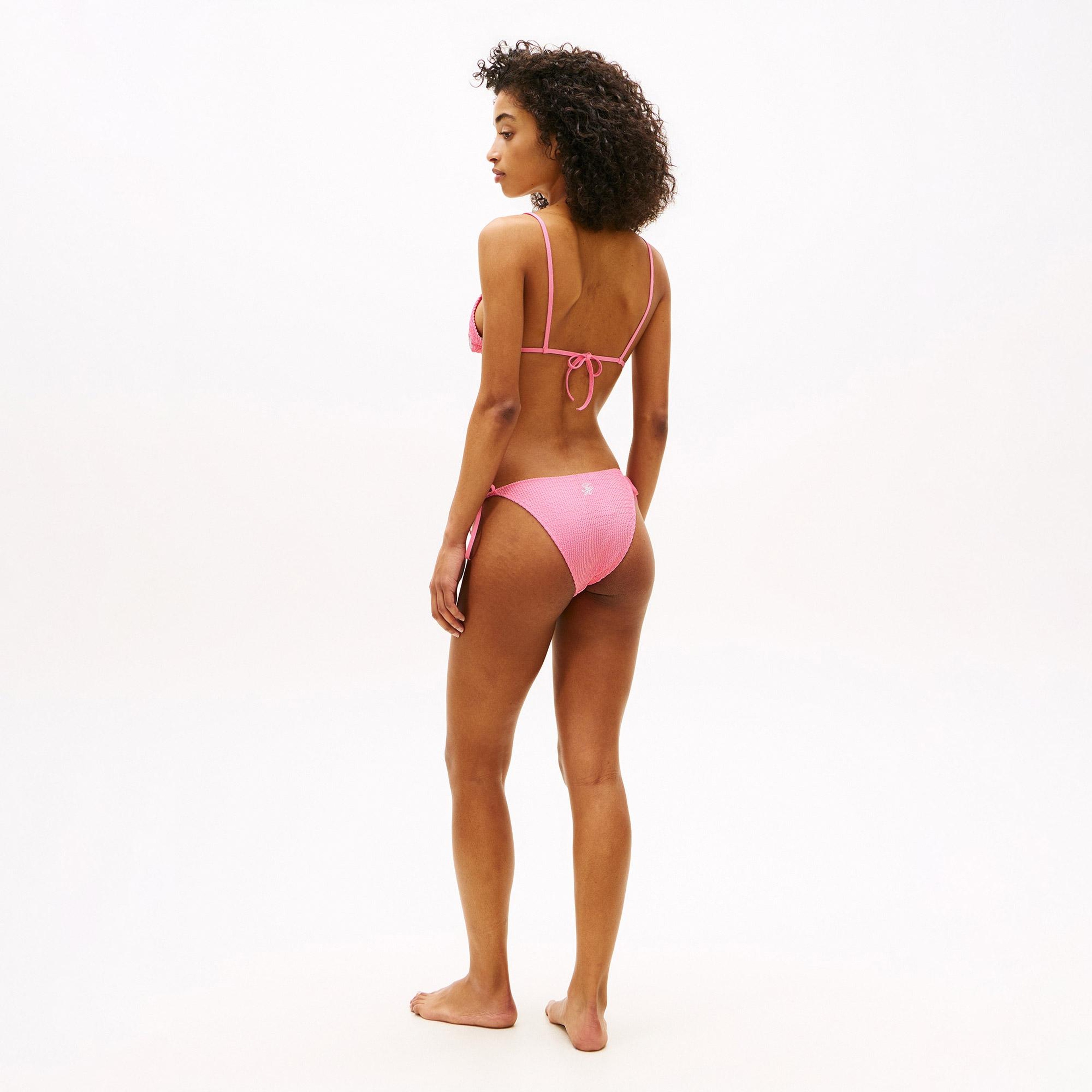 Tommy Hilfiger Texture Kadın Pembe Bikini Altı