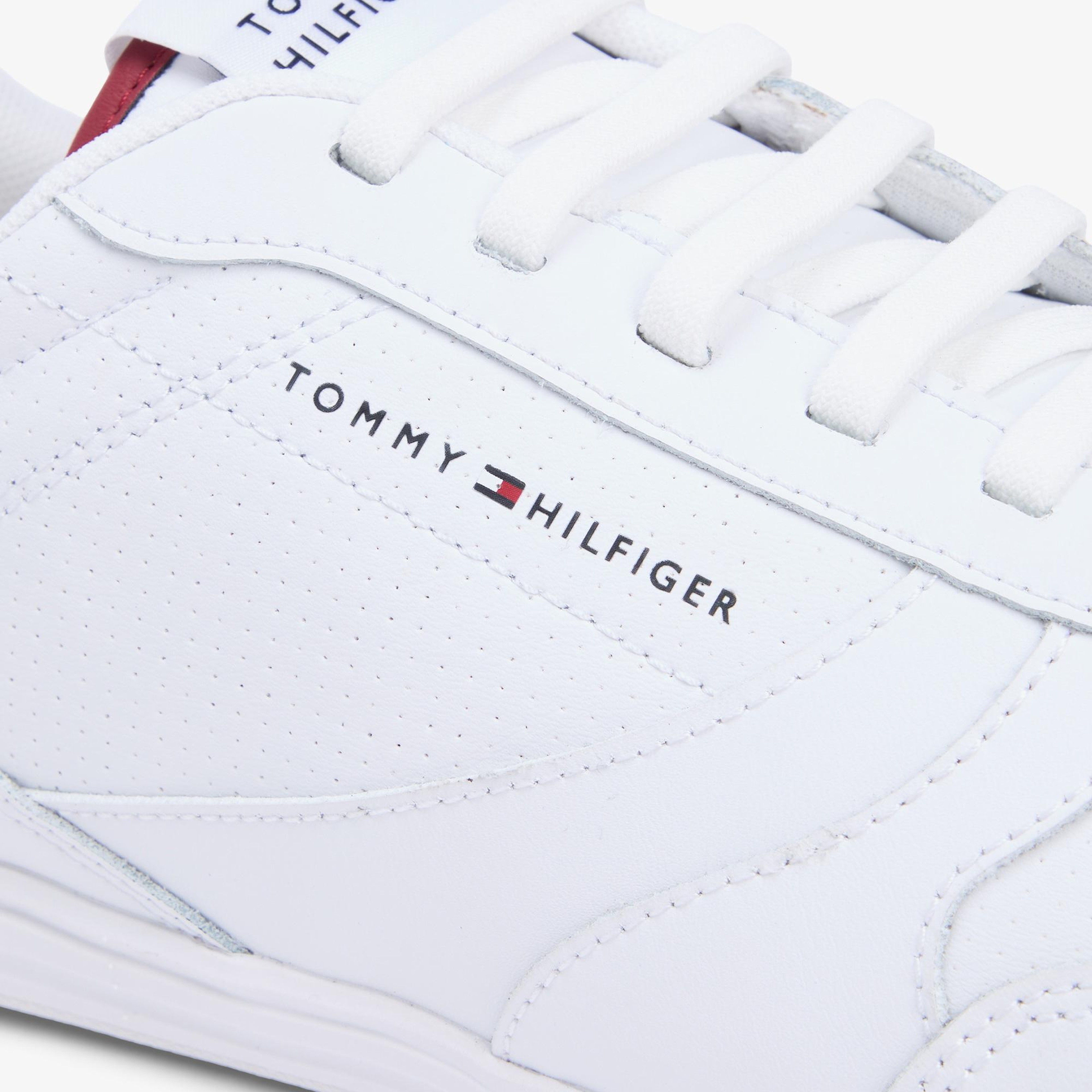 Tommy Hilfiger Lopro Cup Erkek Beyaz Sneaker