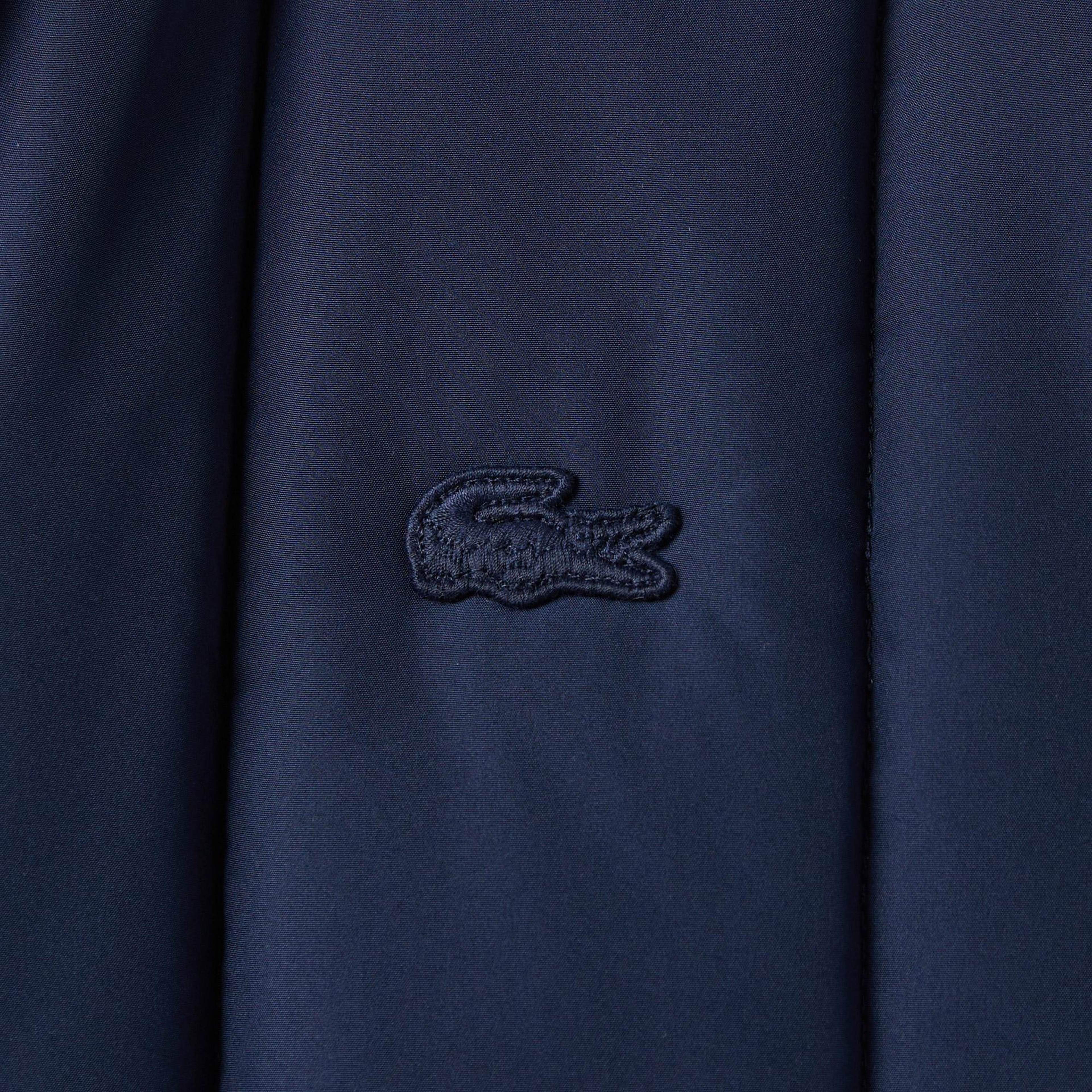 Lacoste Erkek Dik Yaka Lacivert Mont