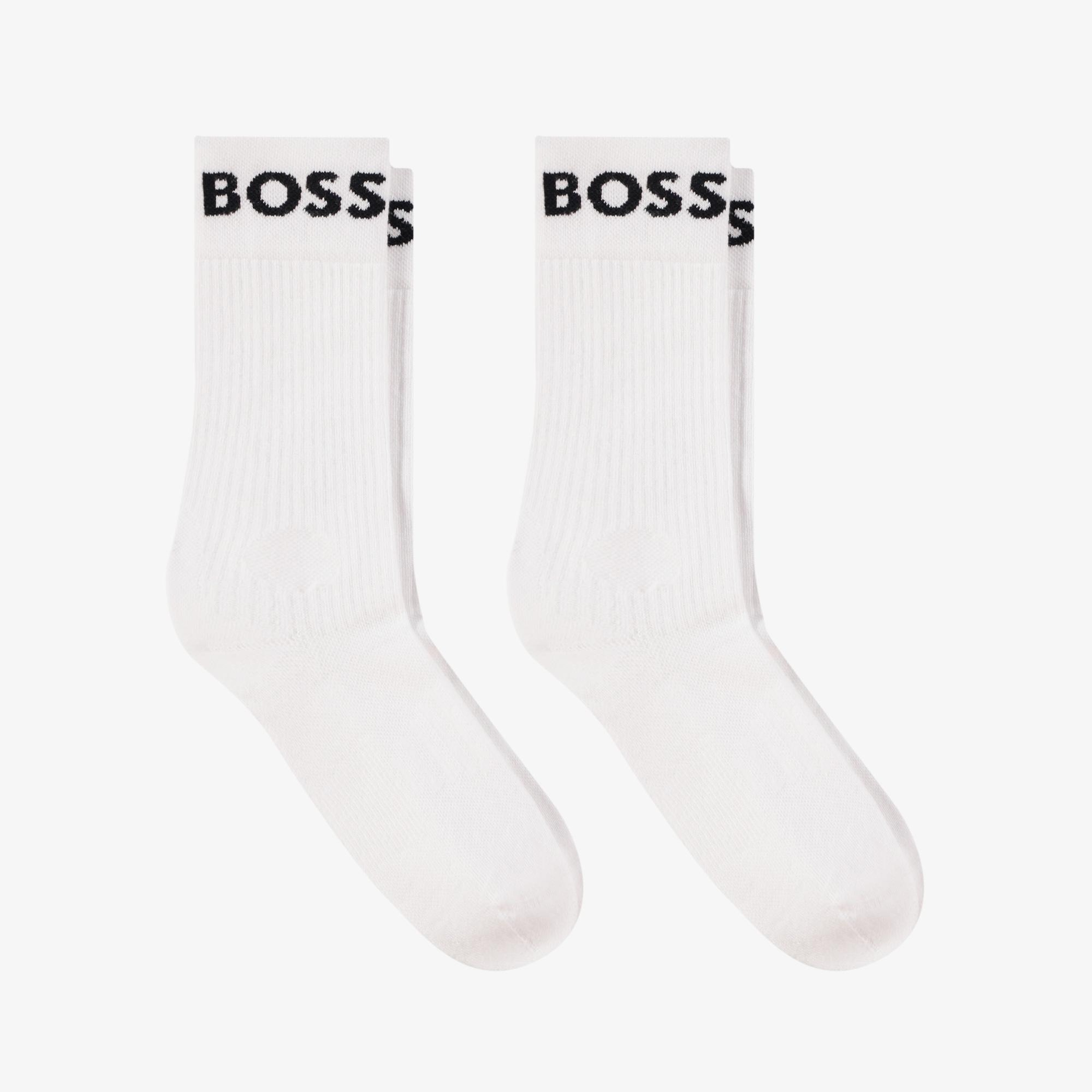 Boss Erkek Beyaz Çorap