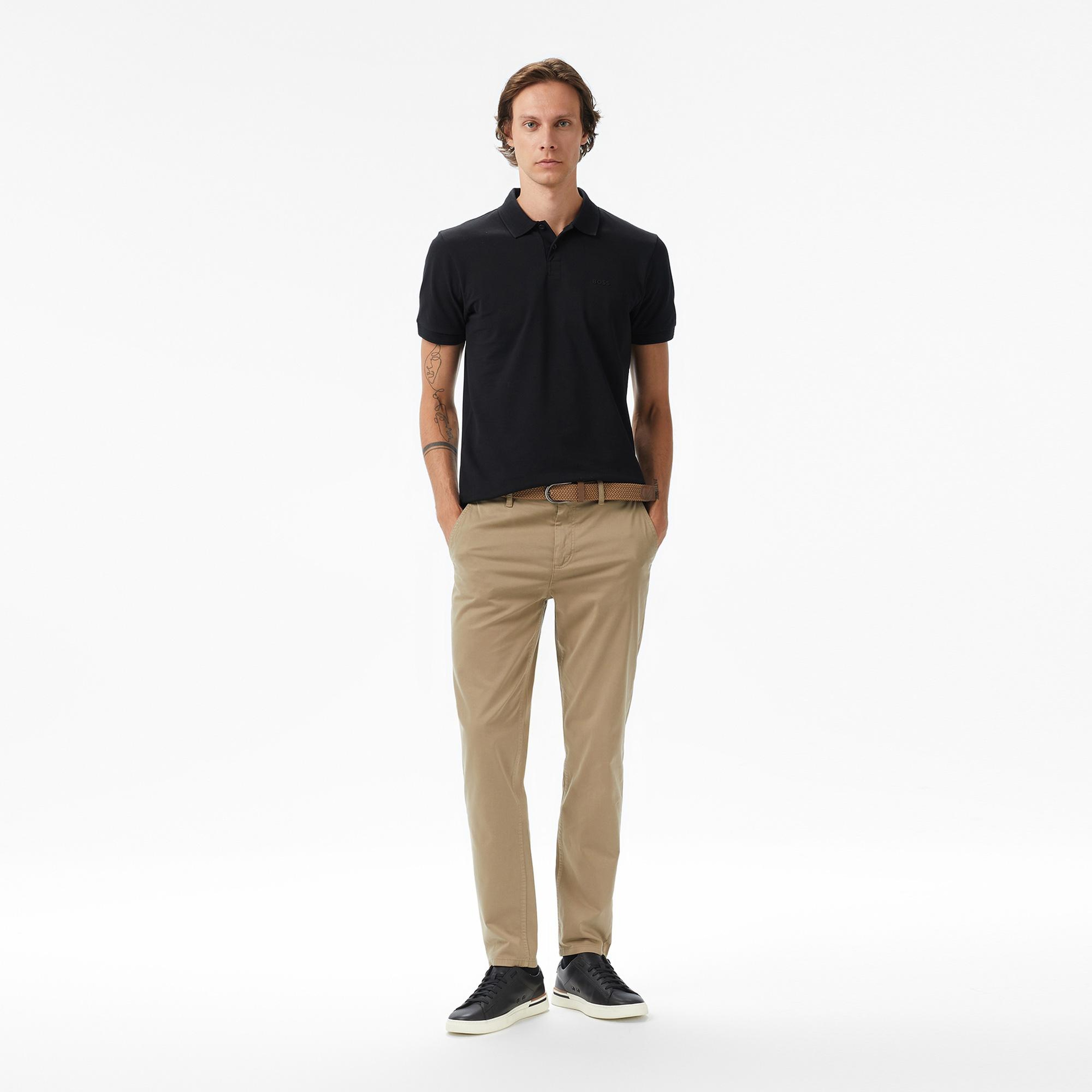 Boss Chino Erkek Kahverengi Pantolon